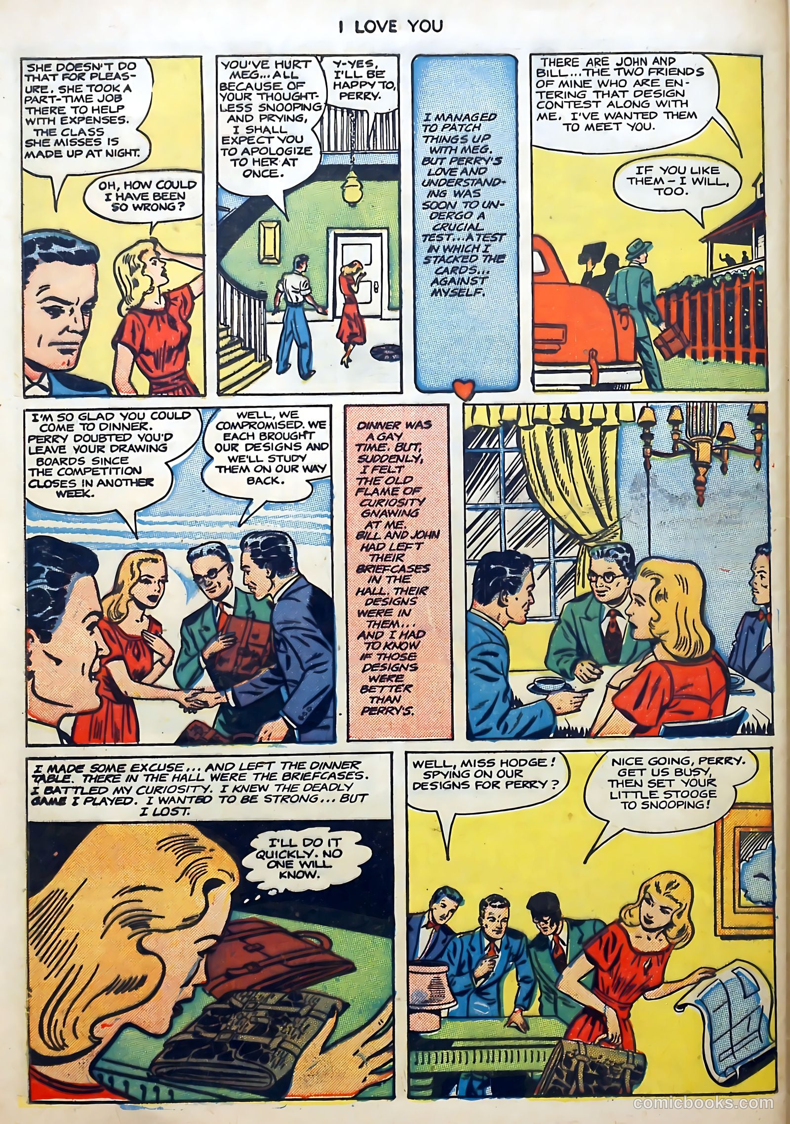 I Love You #1 (1955) — page 32 of 36