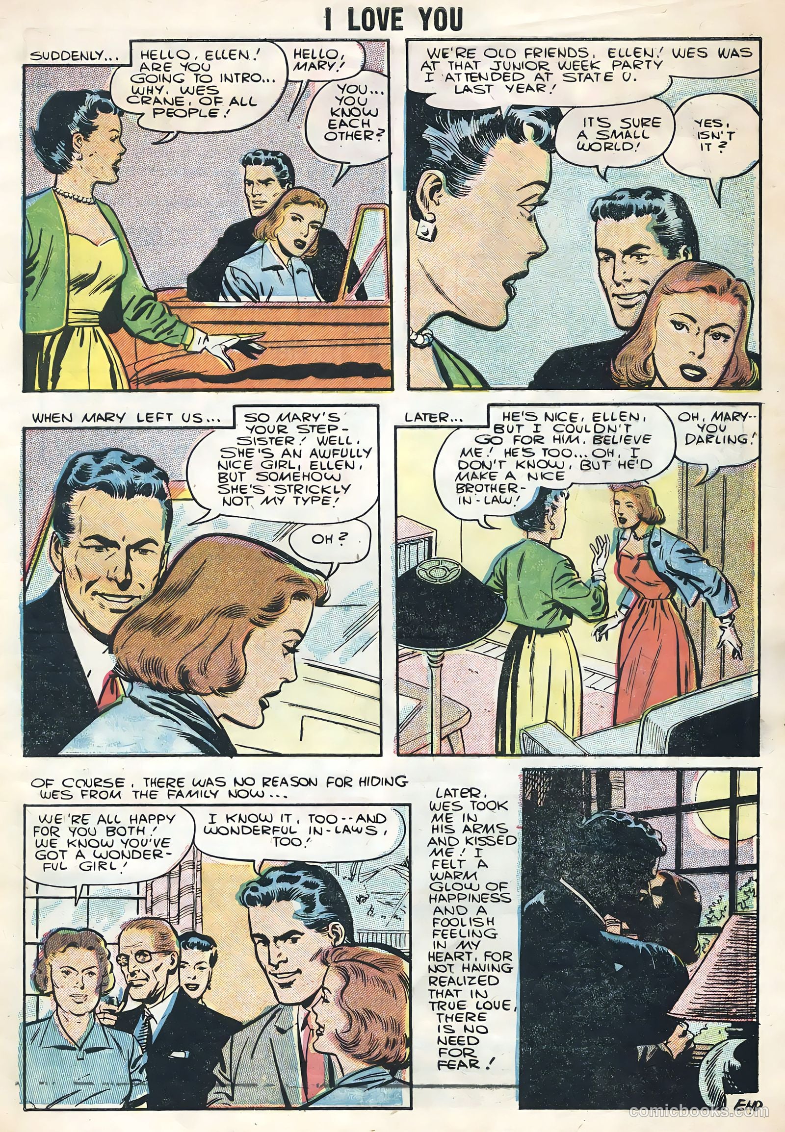 I Love You #10 (1956) — page 5 of 36
