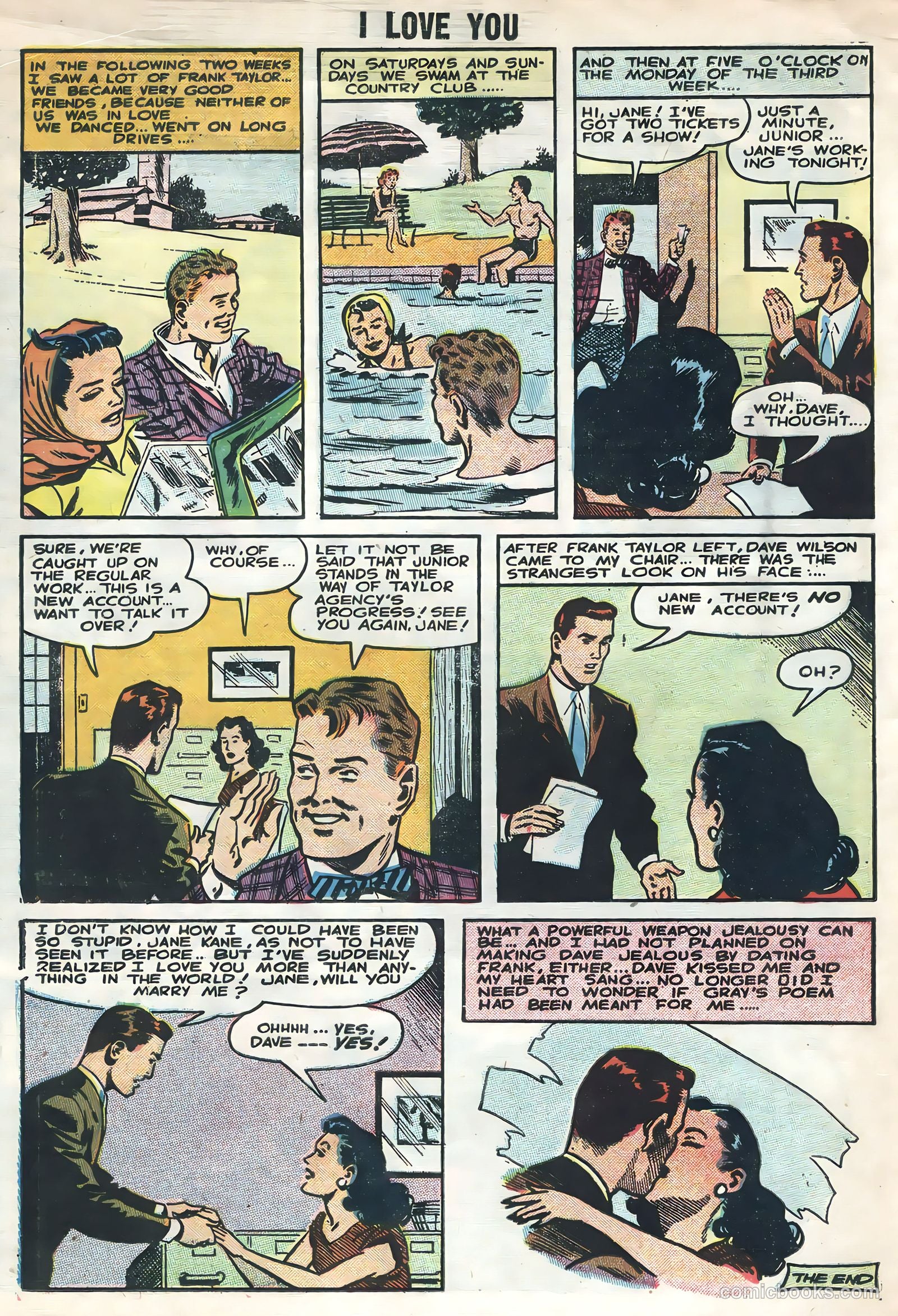 I Love You #10 (1956) — page 18 of 36