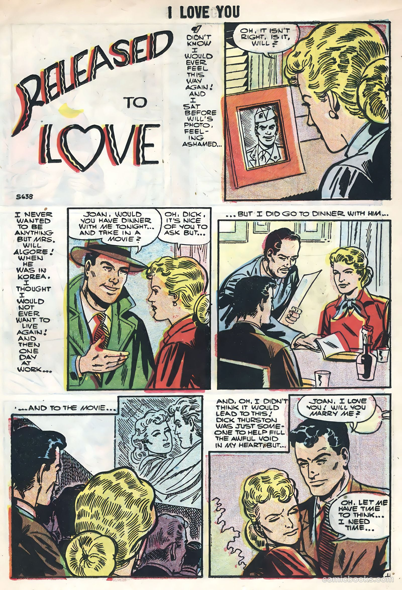 I Love You #10 (1956) — page 25 of 36