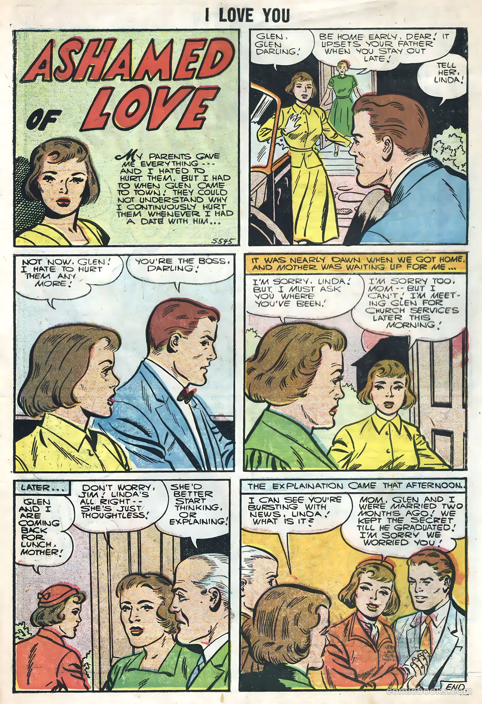 I Love You #10 (1956) — page 27 of 36