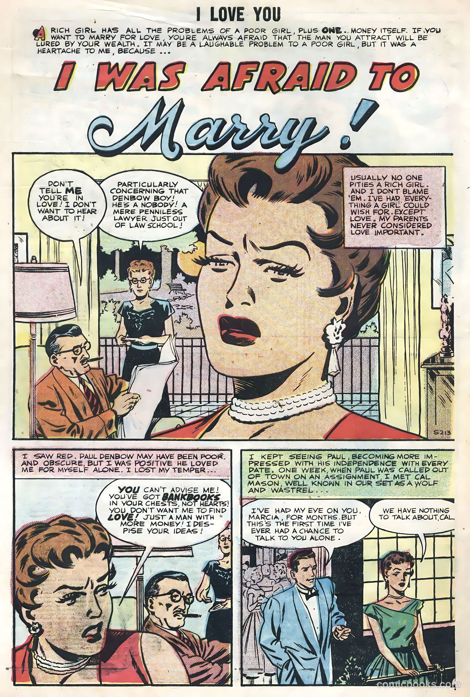 I Love You #10 (1956) — page 32 of 36