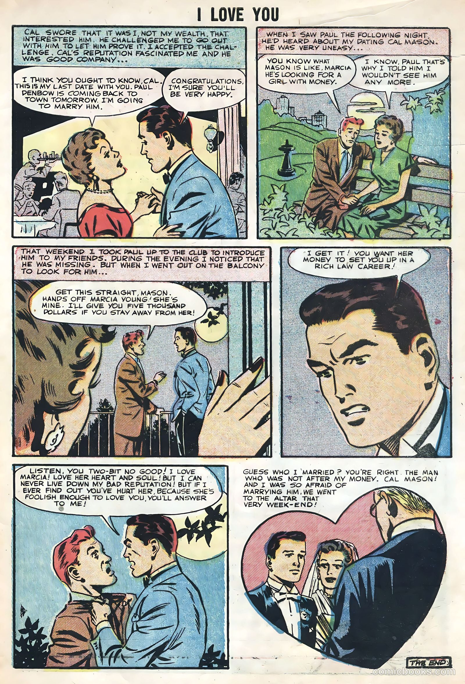 I Love You #10 (1956) — page 33 of 36