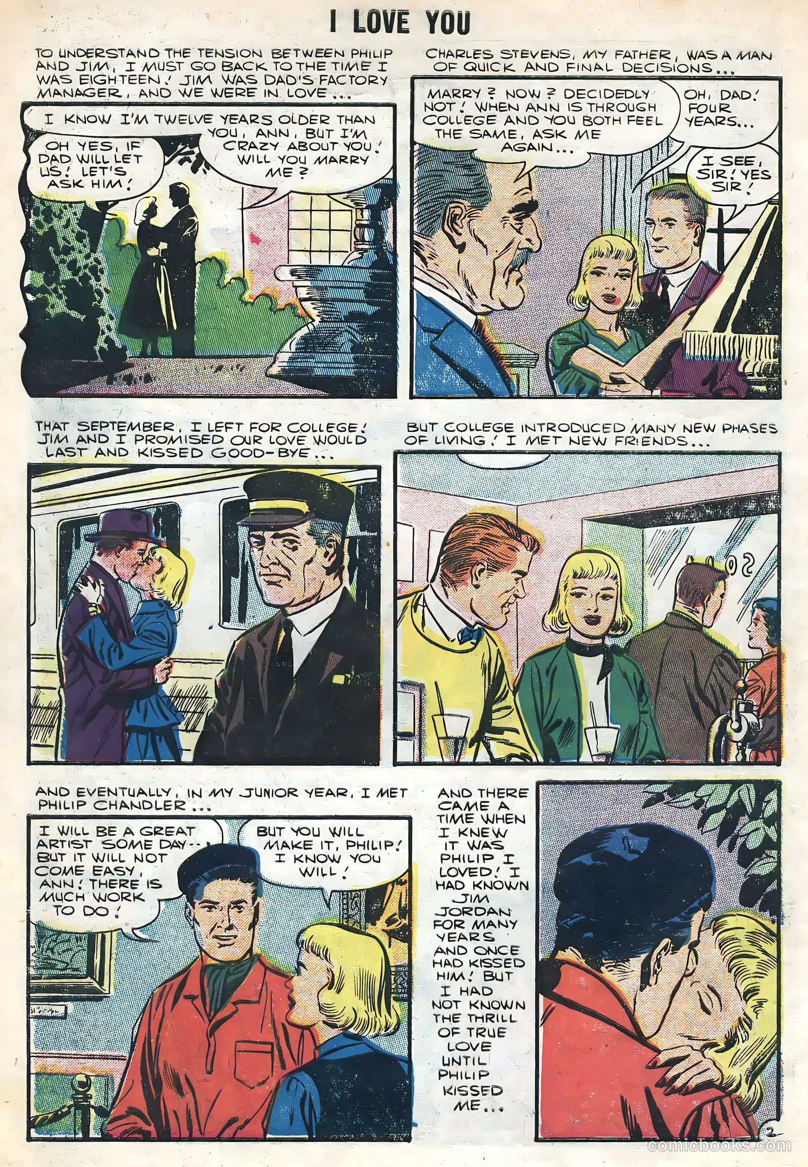 I Love You #11 (1956) — page 4 of 36