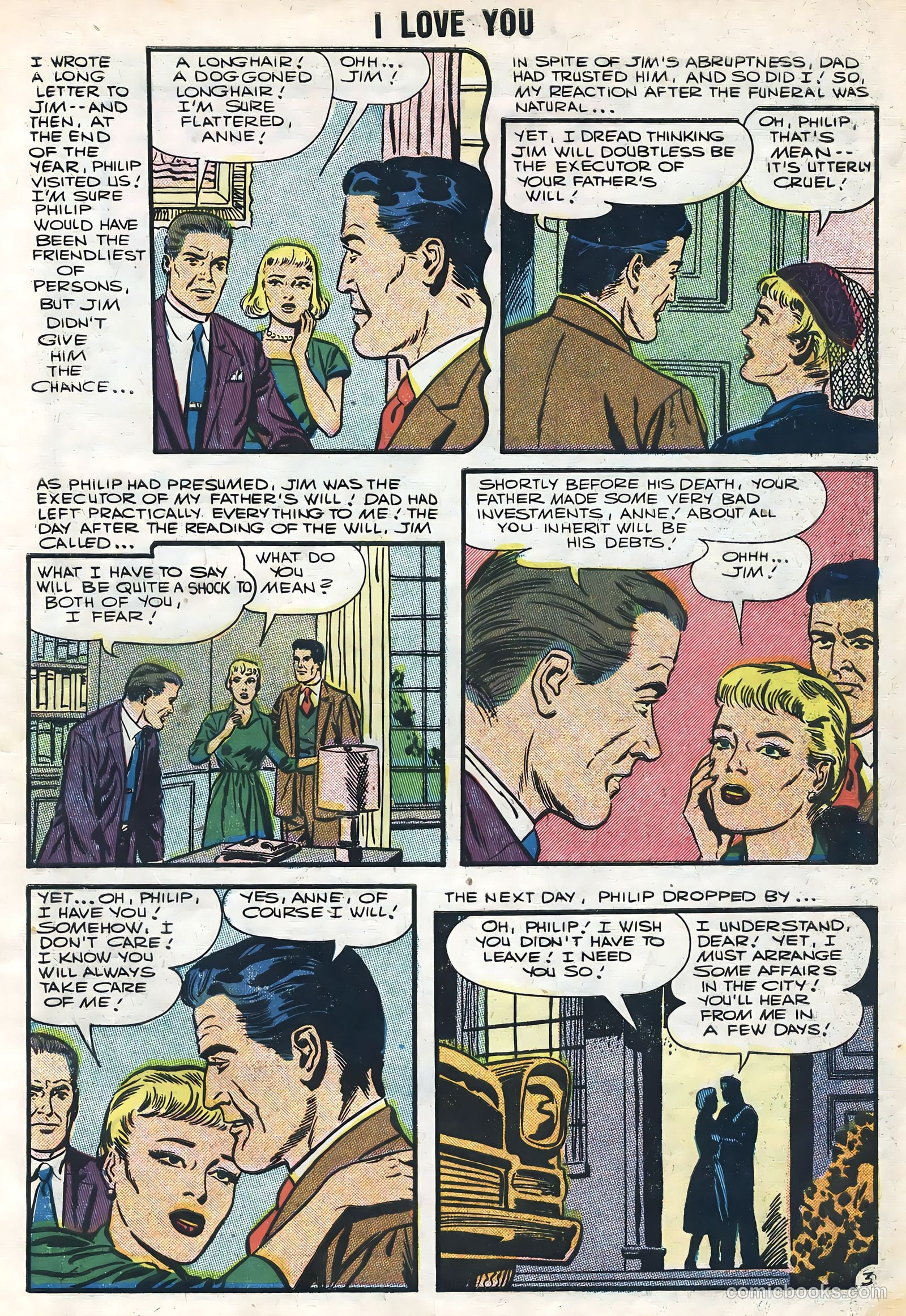 I Love You #11 (1956) — page 5 of 36