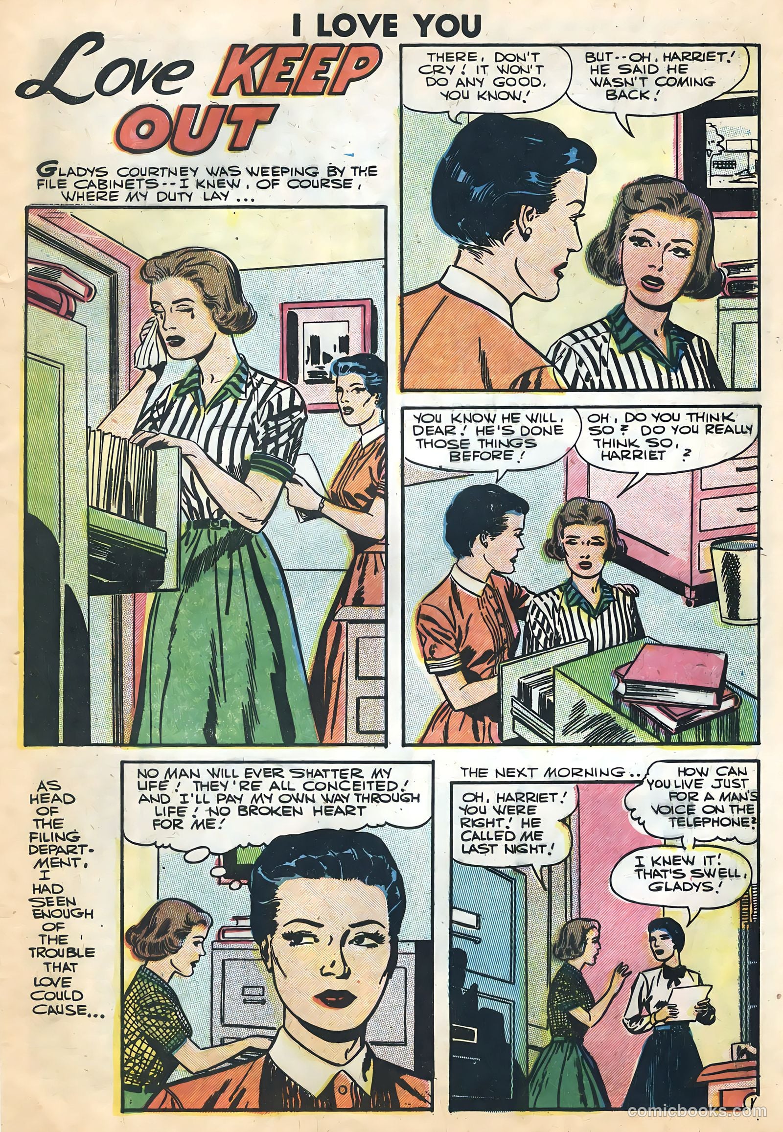 I Love You #12 (1957) — page 9 of 36