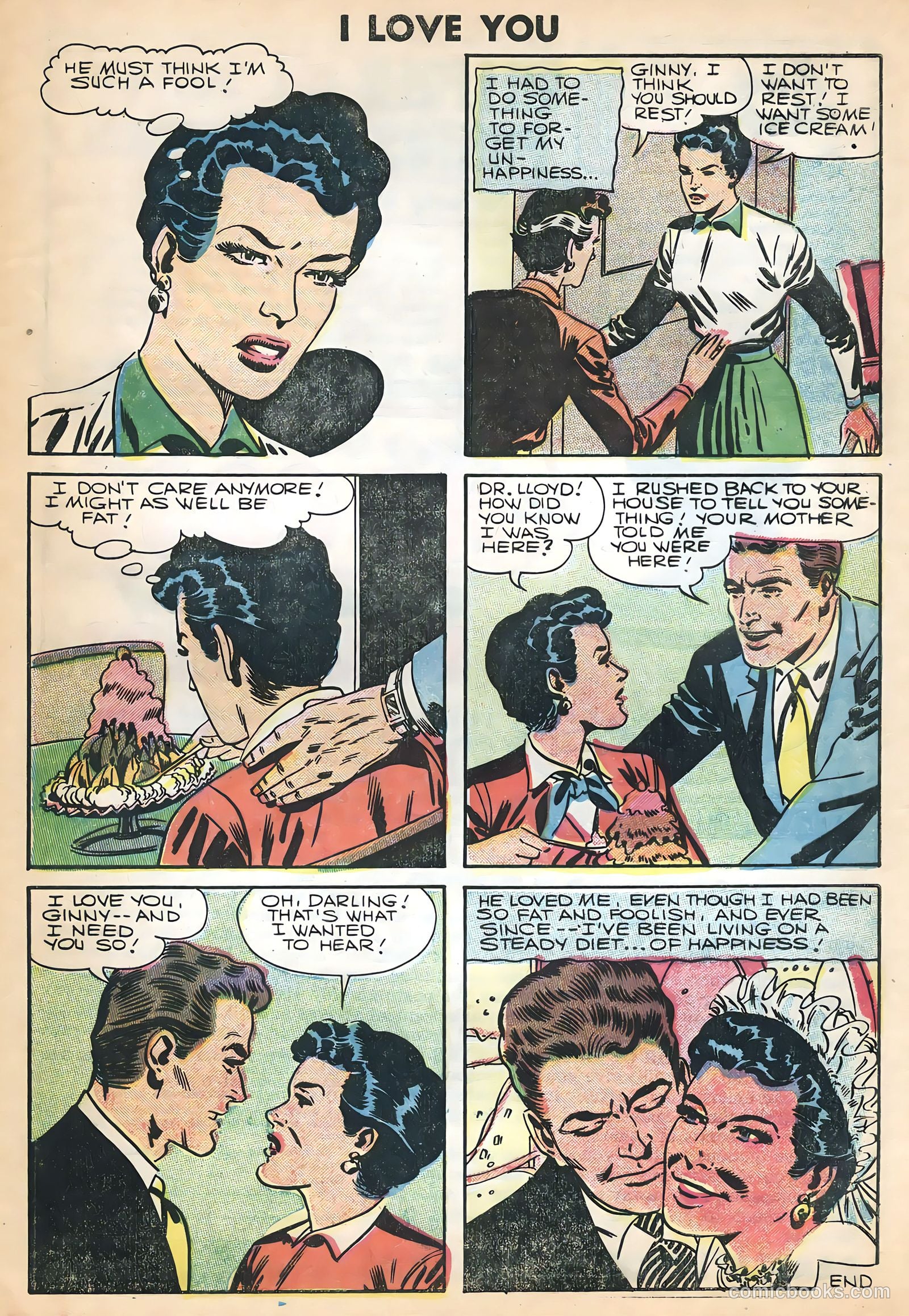 I Love You #12 (1957) — page 33 of 36