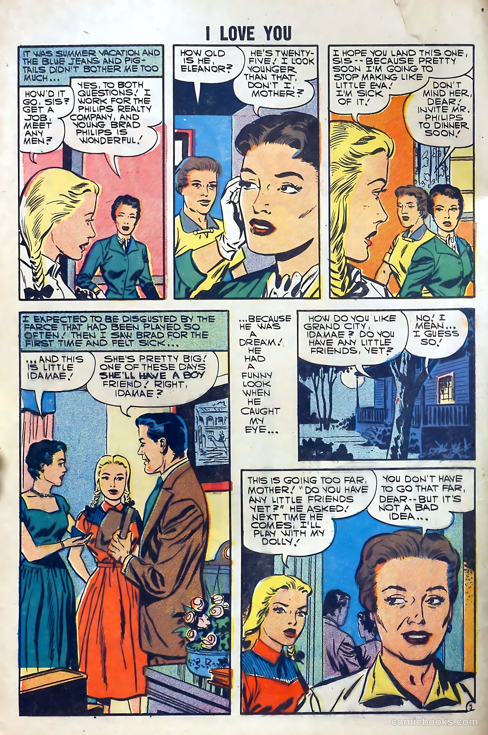 I Love You #13 (1957) — page 4 of 36