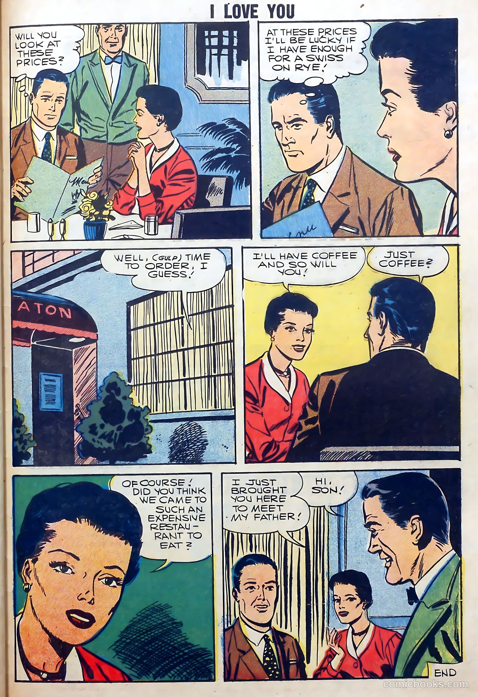 I Love You #13 (1957) — page 33 of 36