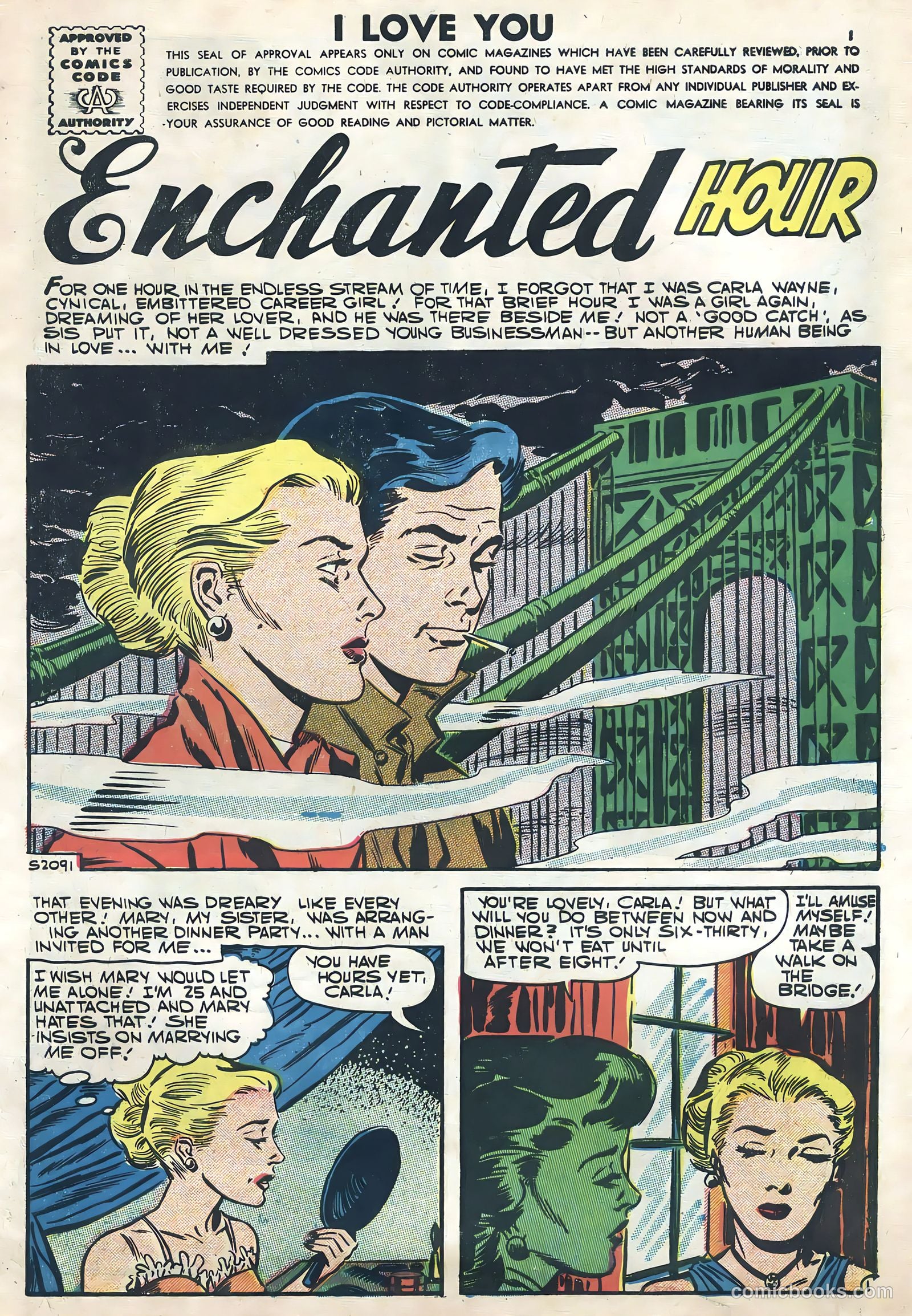I Love You #15 (1957) — page 3 of 36