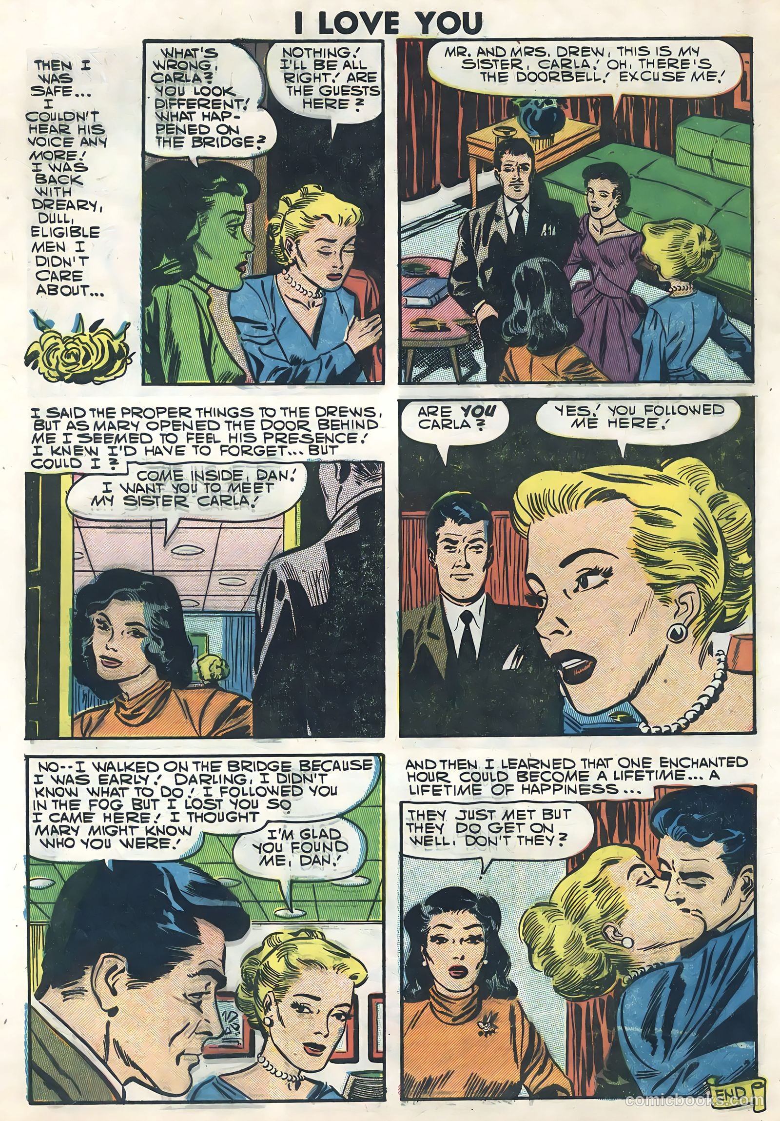 I Love You #15 (1957) — page 8 of 36
