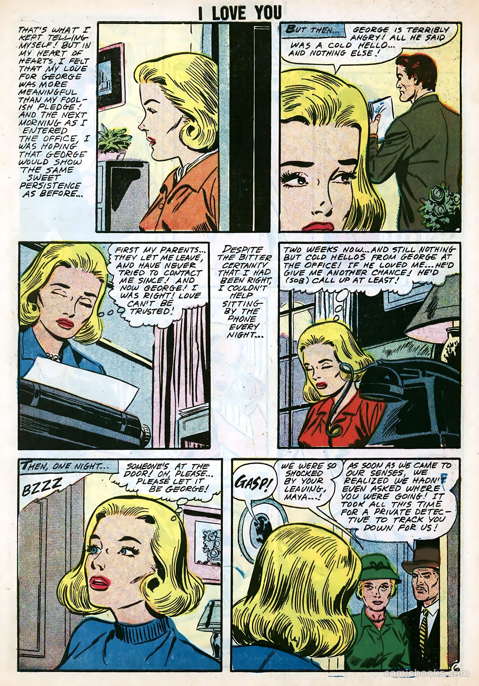 I Love You #17 (1958) — page 8 of 68