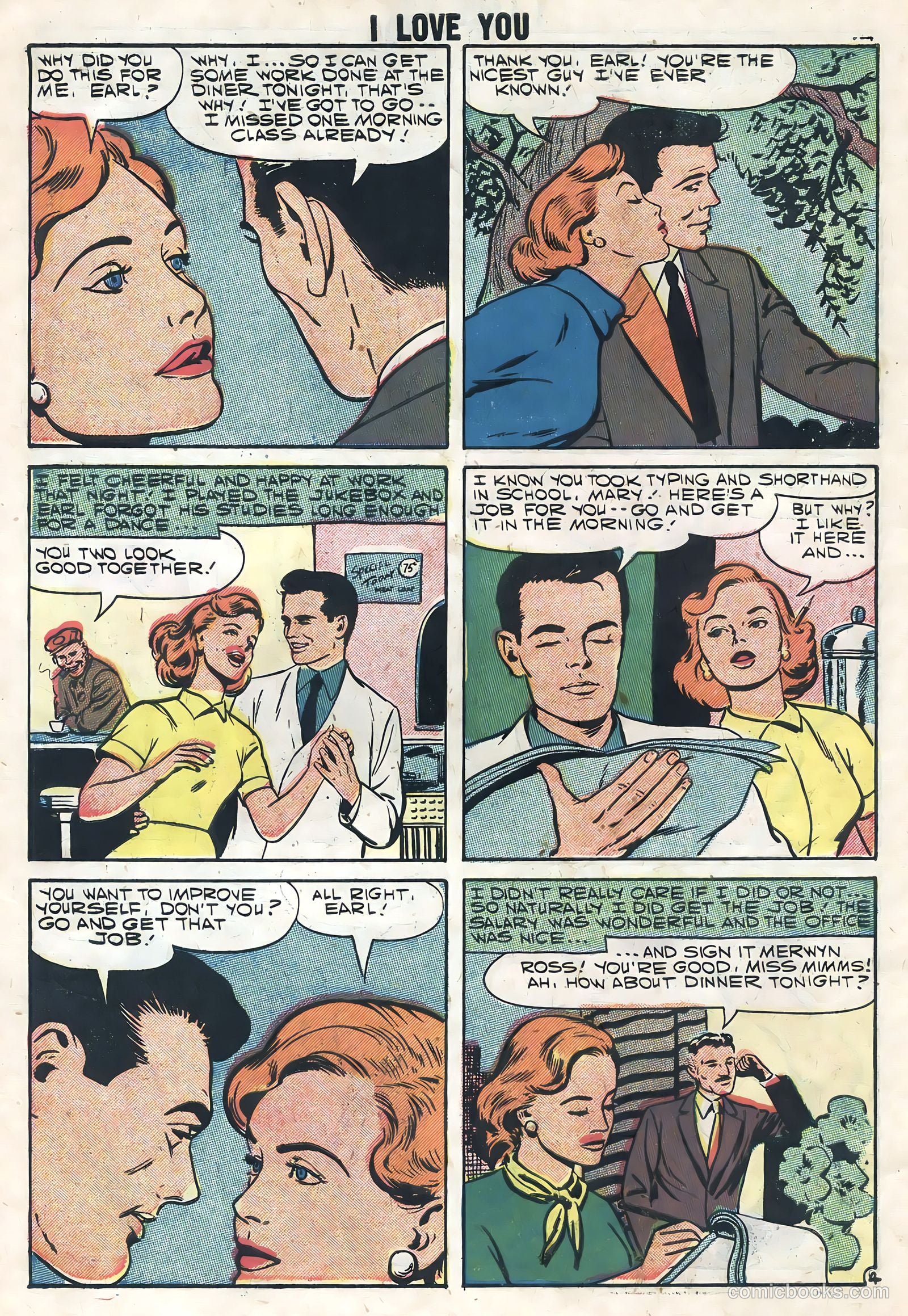 I Love You #18 (1958) — page 6 of 36