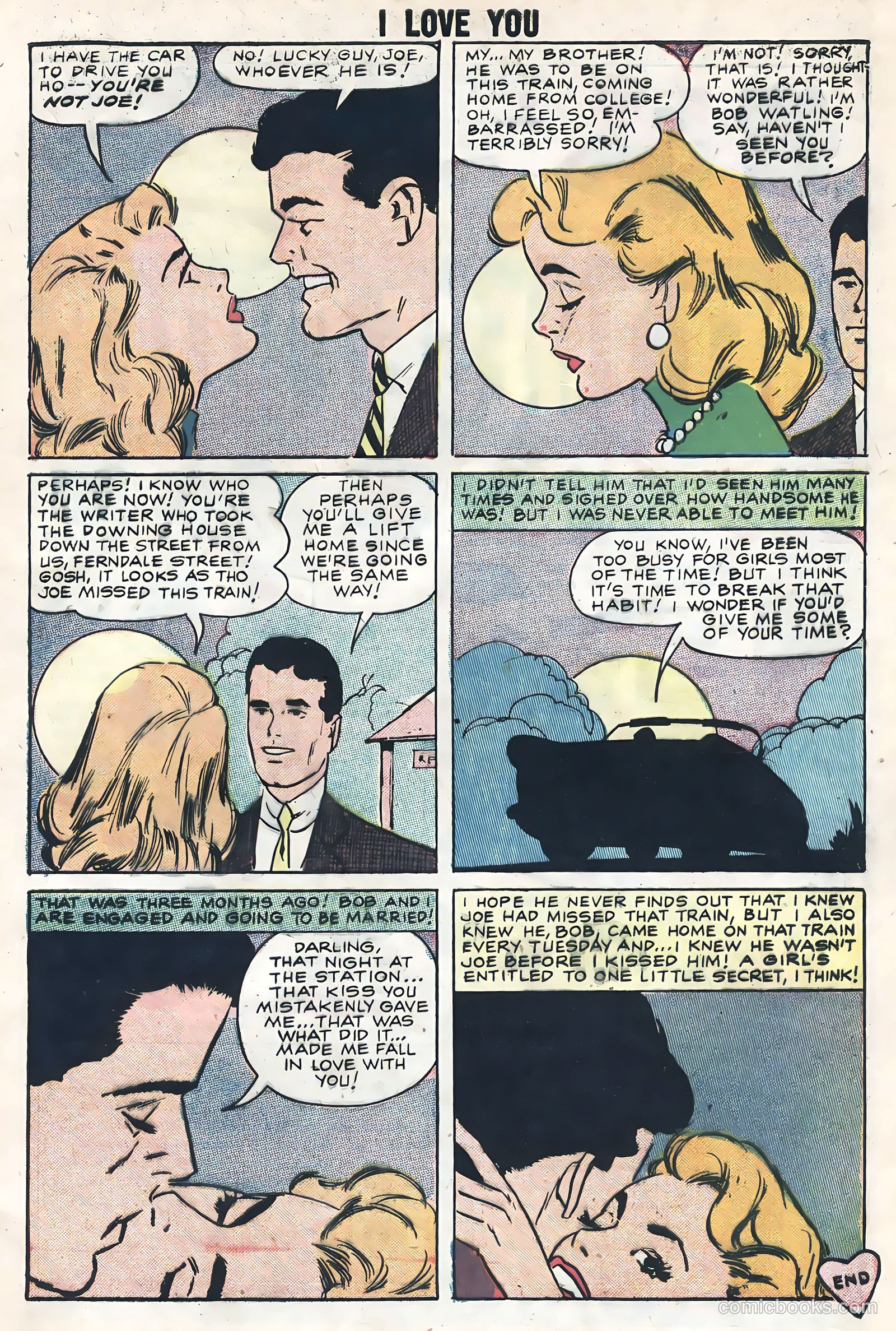 I Love You #18 (1958) — page 9 of 36