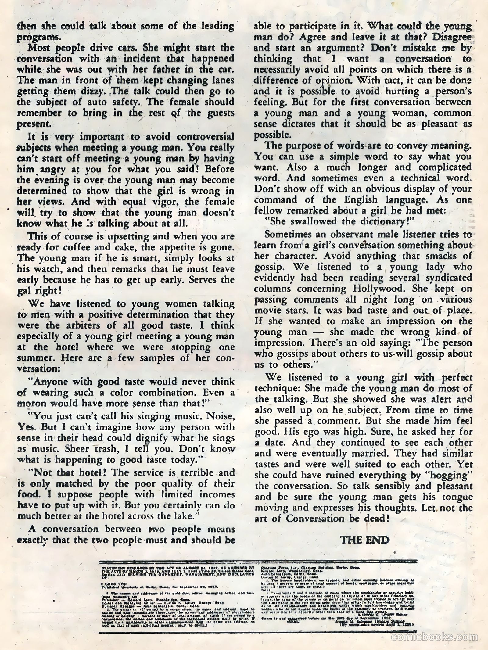 I Love You #18 (1958) — page 25 of 36