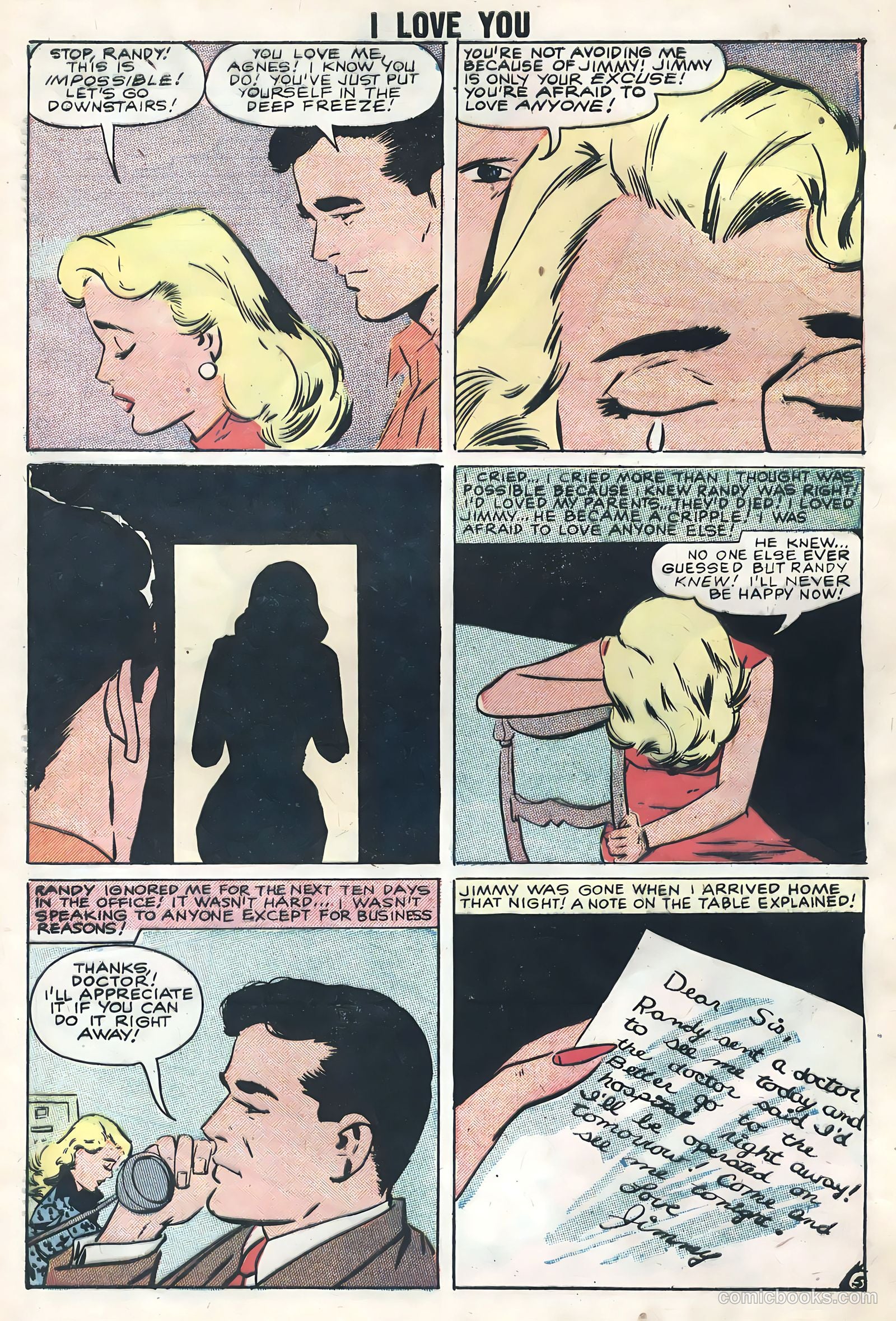 I Love You #18 (1958) — page 32 of 36