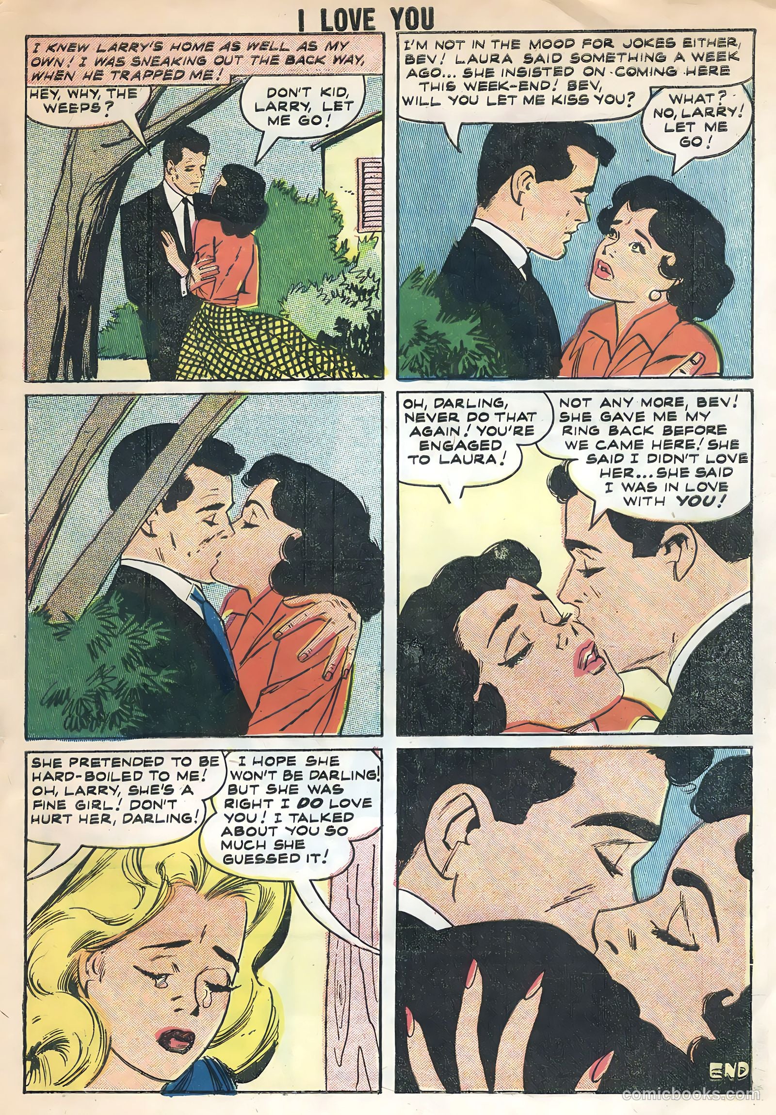 I Love You #19 (1958) — page 33 of 36