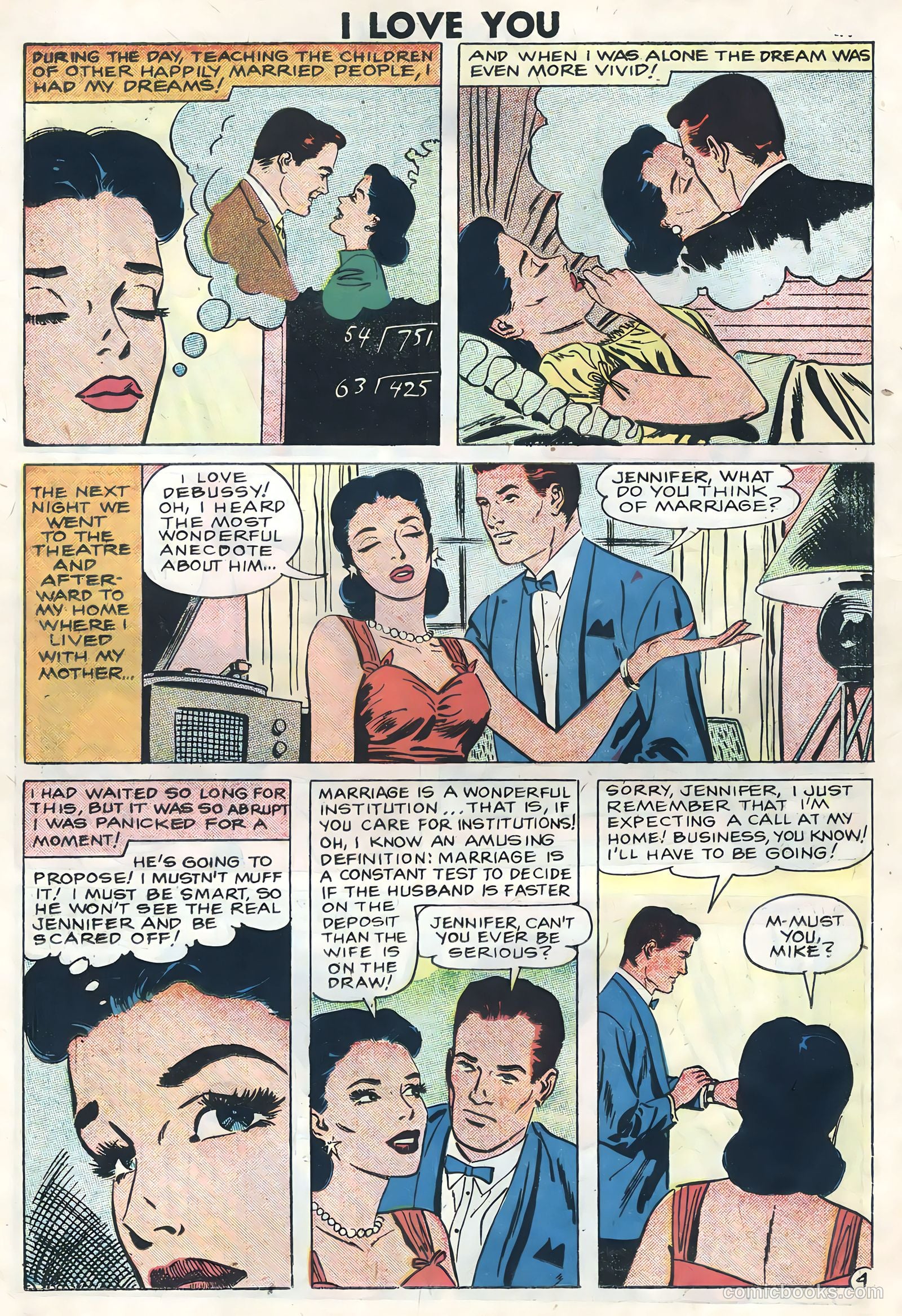 I Love You #20 (1958) — page 26 of 36
