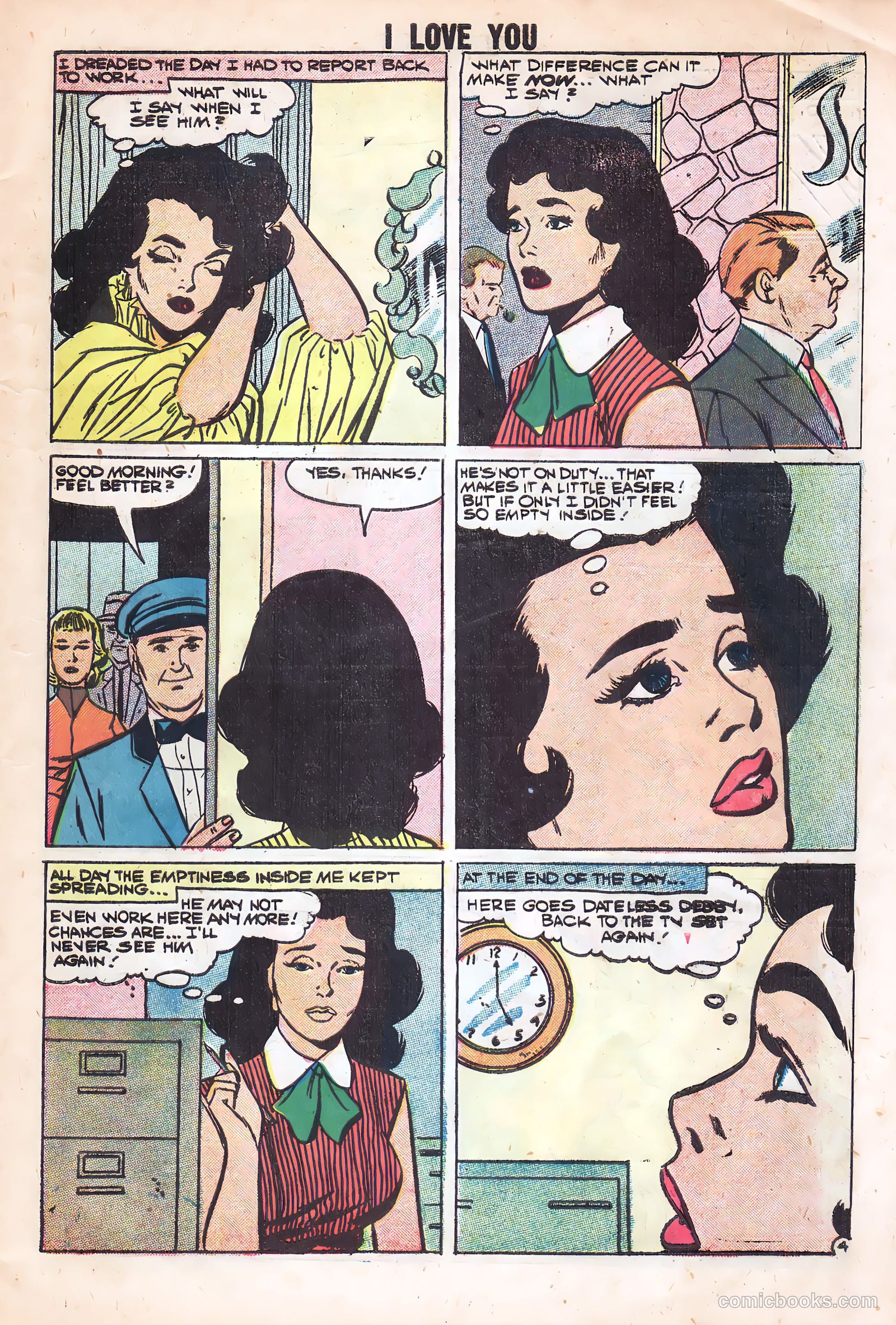 I Love You #21 (1959) — page 7 of 36