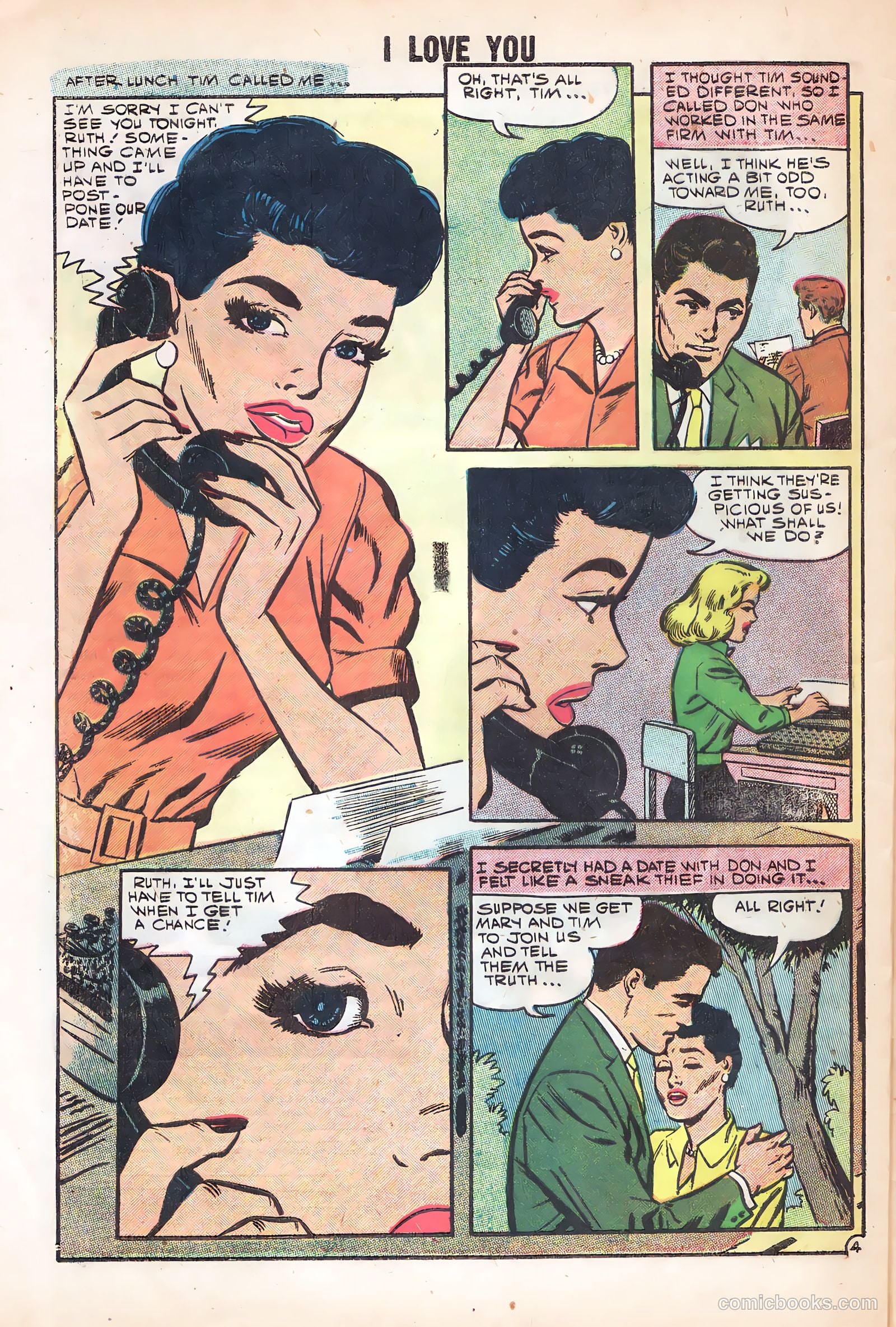 I Love You #21 (1959) — page 32 of 36