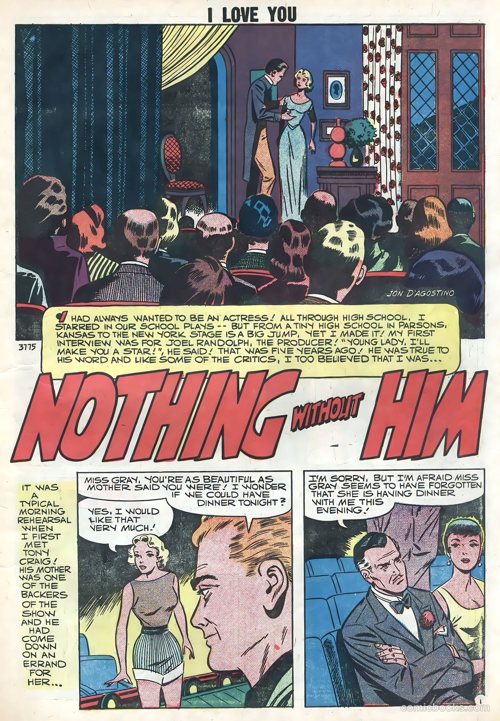 I Love You #23 (1959) — page 3 of 36