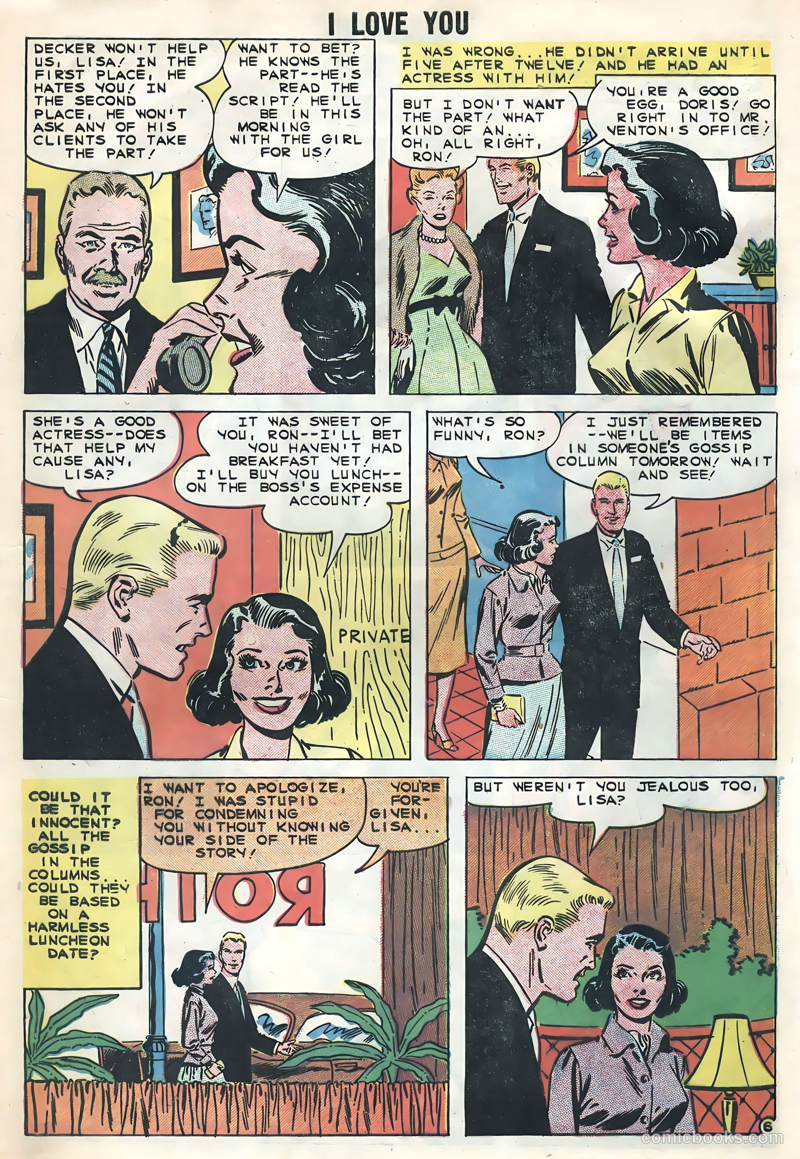 I Love You #24 (1959) — page 9 of 36