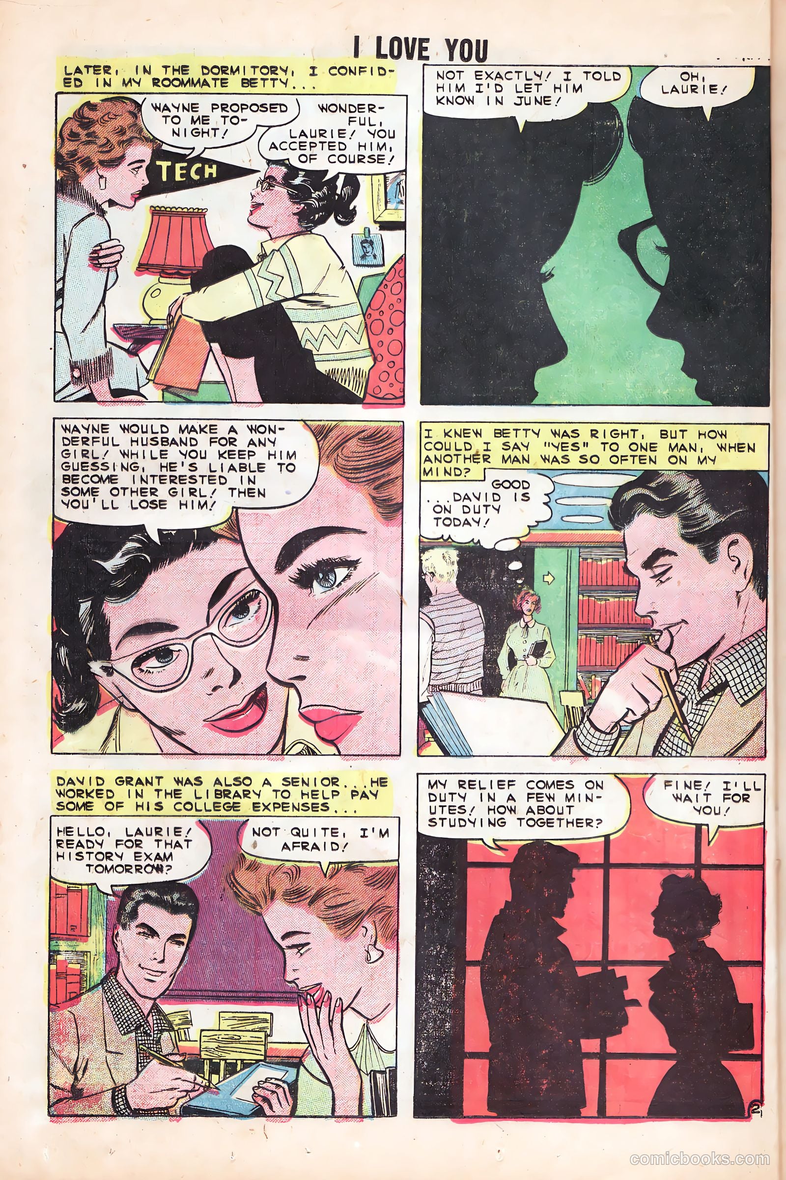 I Love You #25 (1959) — page 16 of 36