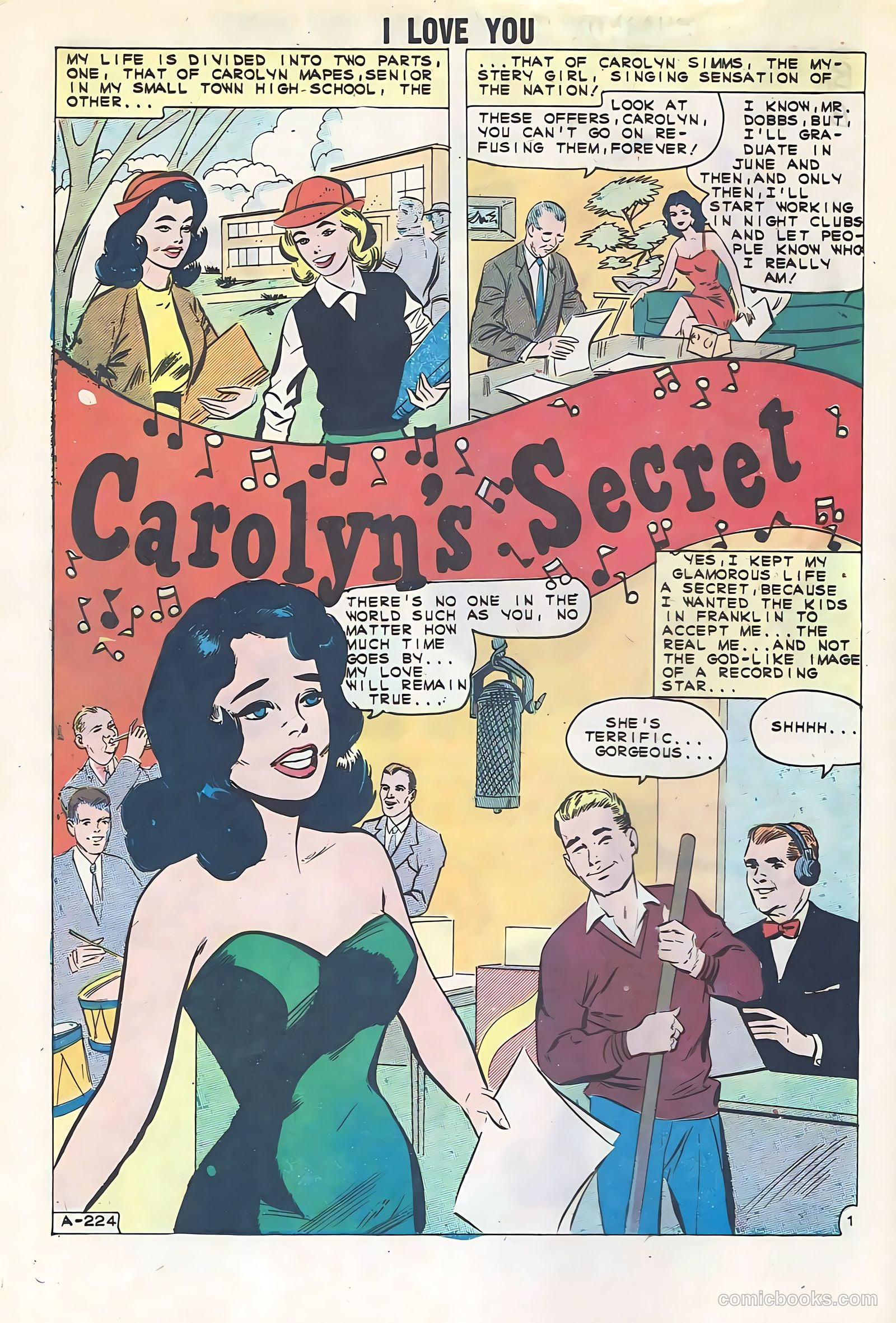 I Love You #35 (1961) — page 12 of 36
