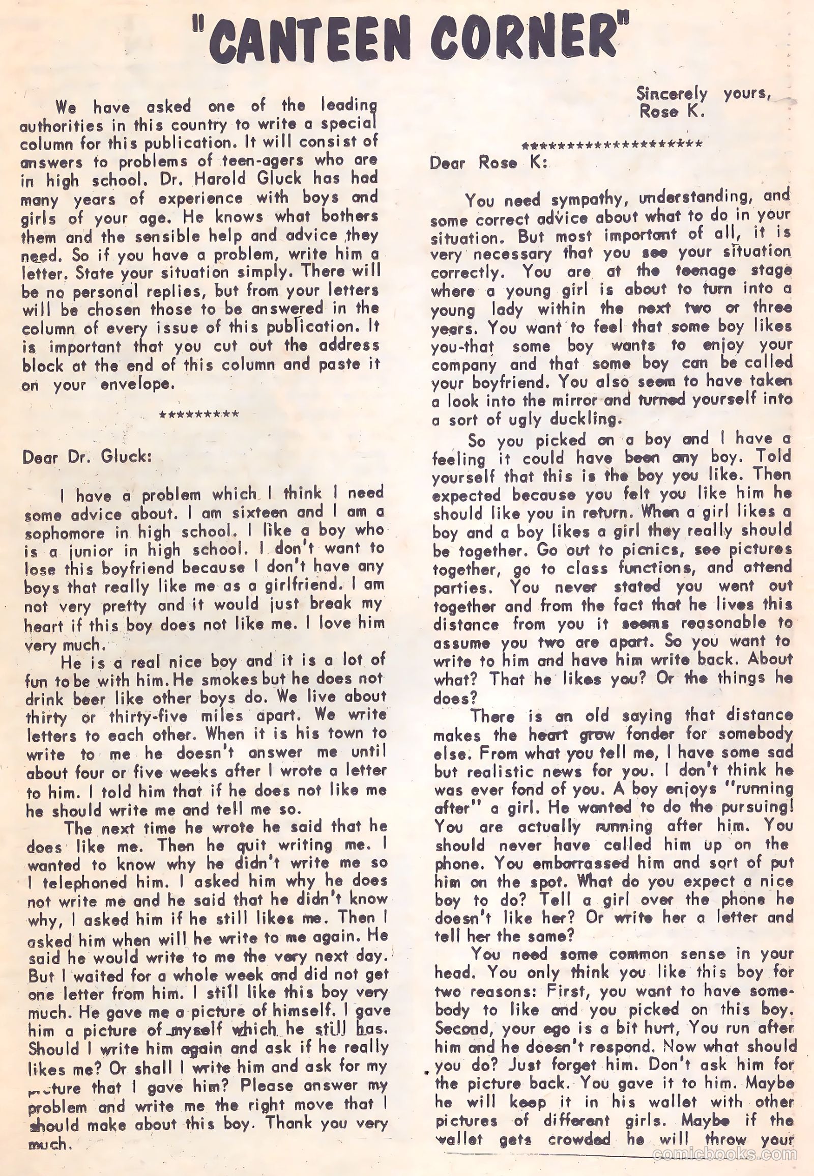 I Love You #55 (1965) — page 23 of 36
