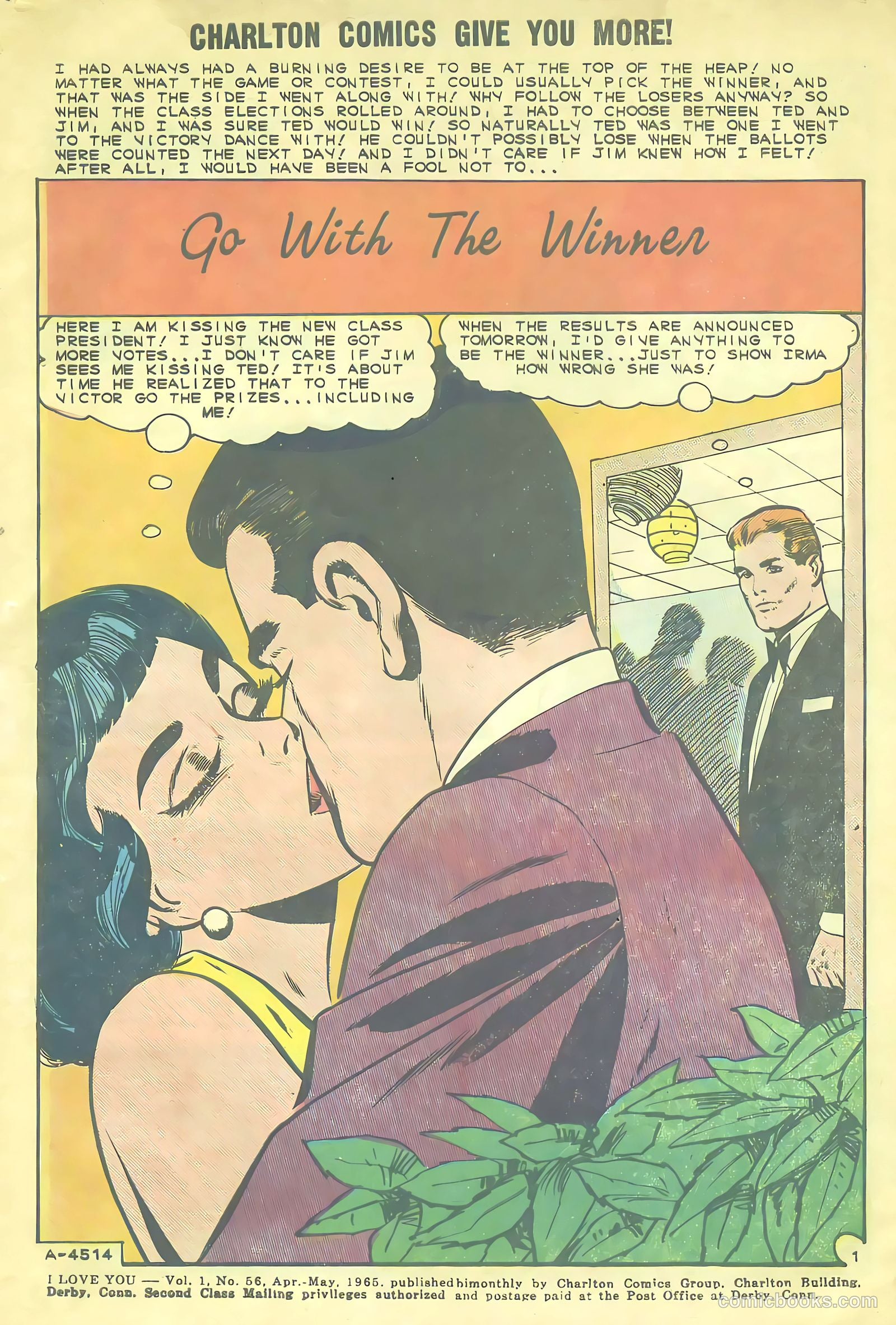 I Love You #56 (1965) — page 3 of 36
