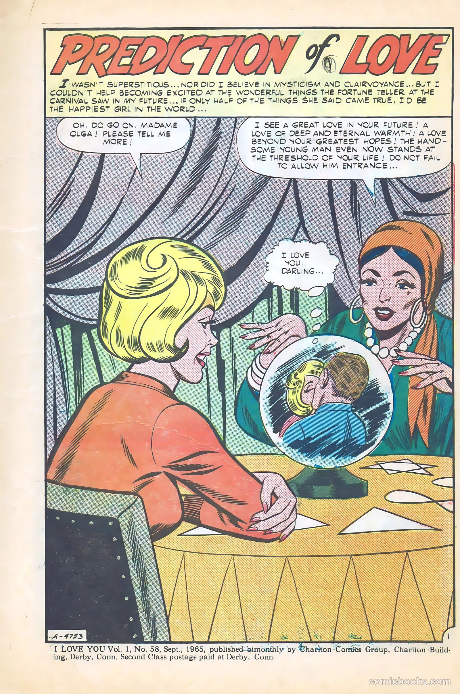 I Love You #58 (1965) — page 3 of 36