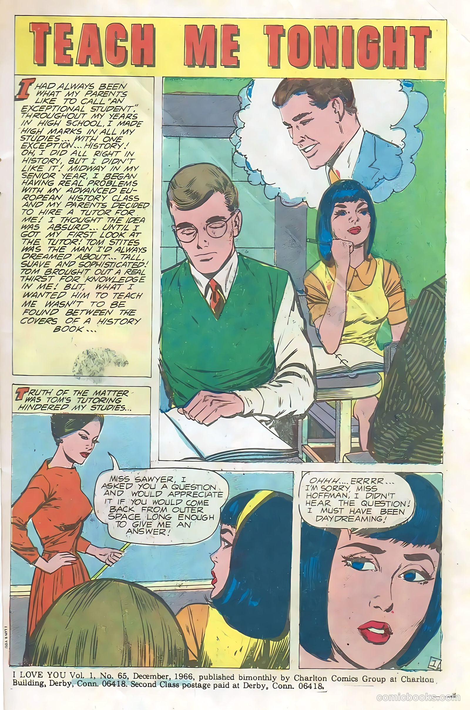 I Love You #65 (1966) — page 3 of 36