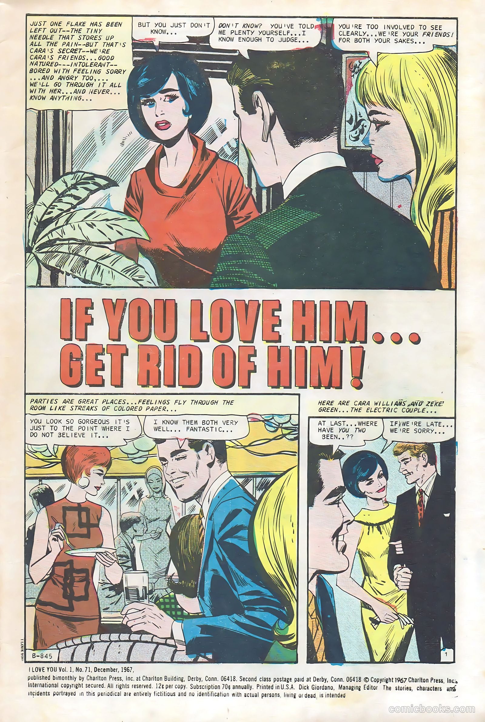 I Love You #71 (1967) — page 3 of 36