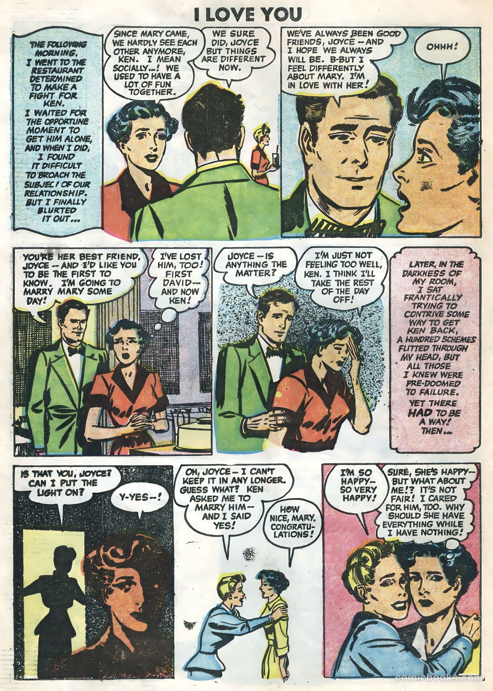 I Love You #8 (1955) — page 18 of 36