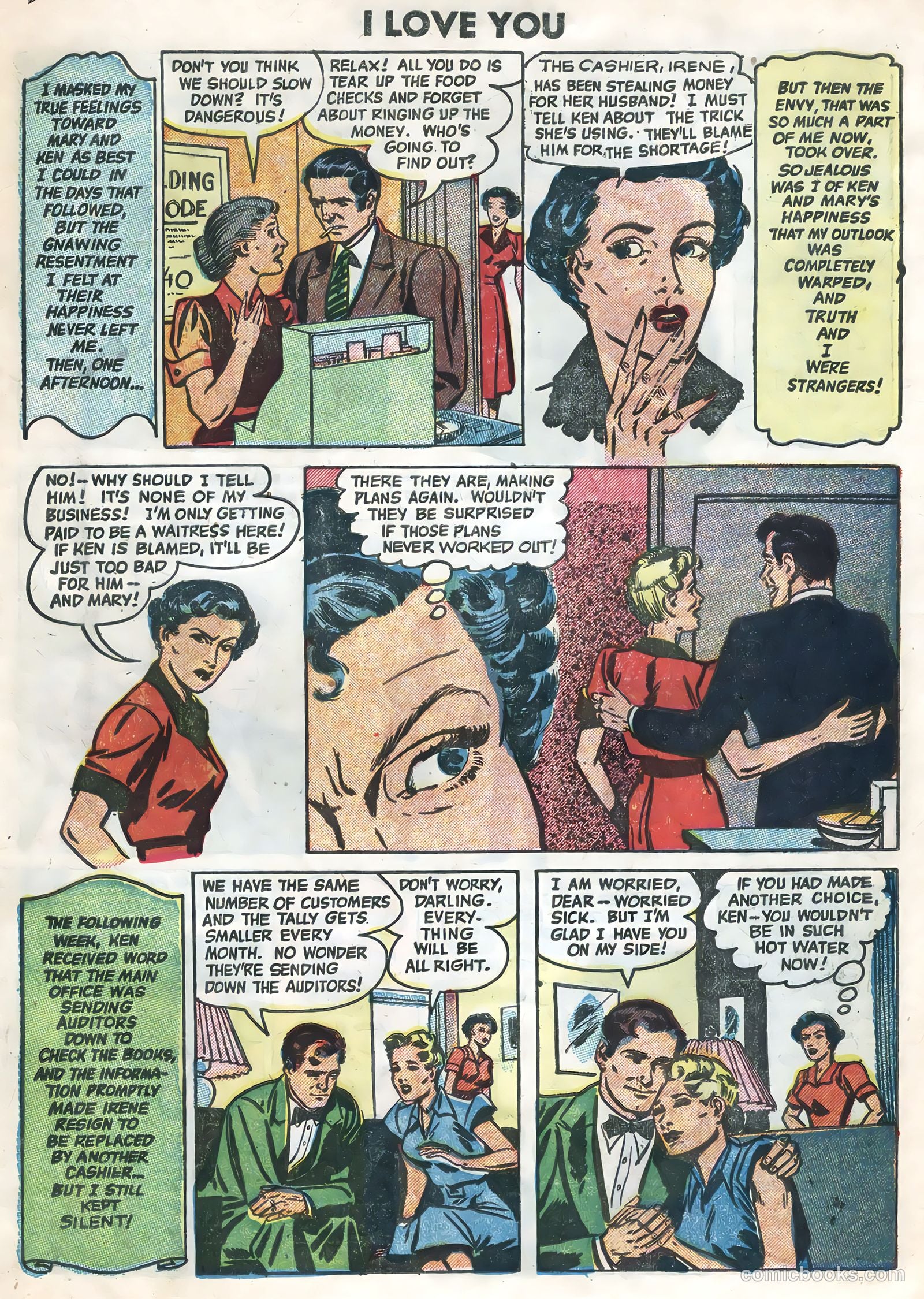 I Love You #8 (1955) — page 19 of 36