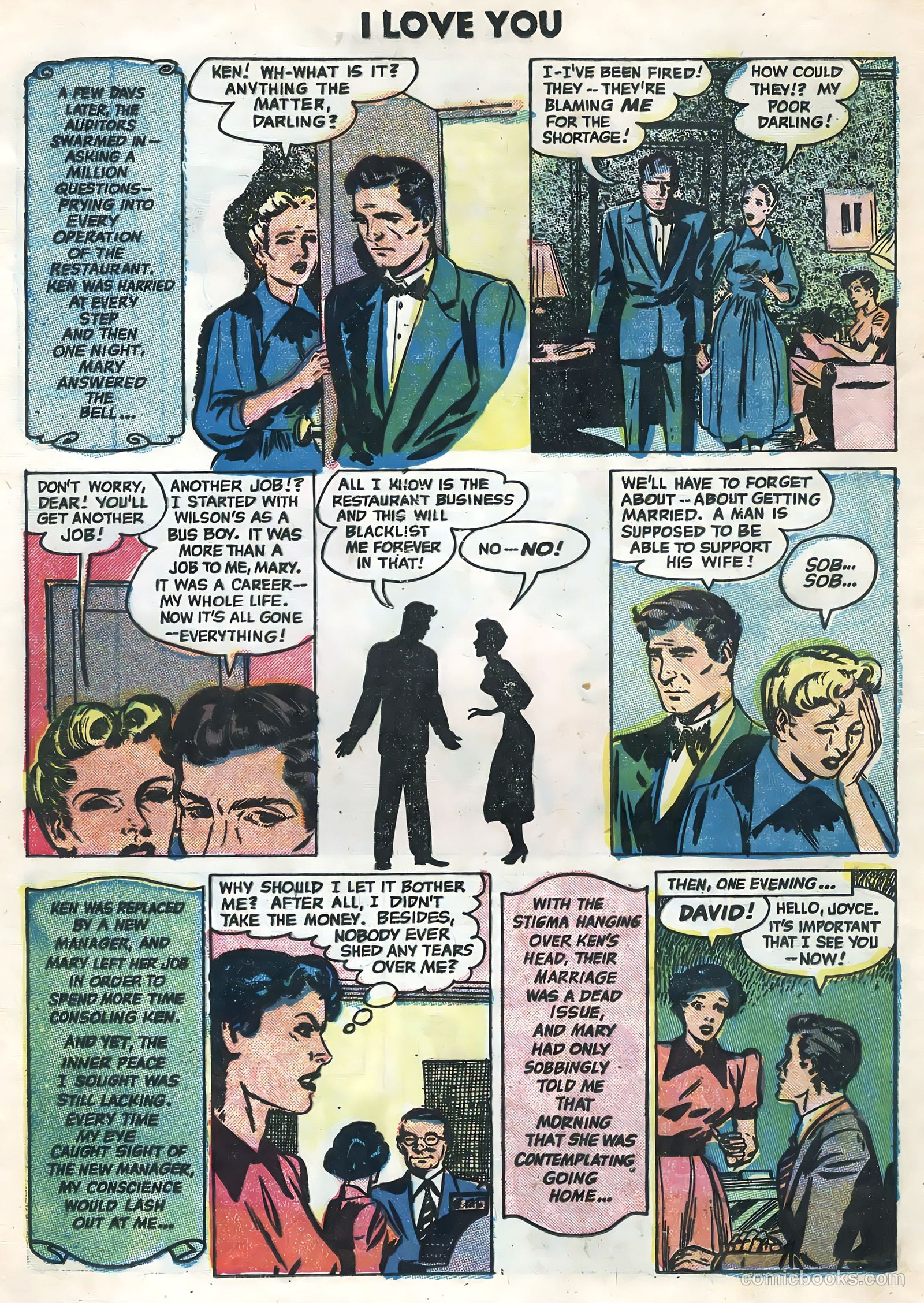 I Love You #8 (1955) — page 20 of 36