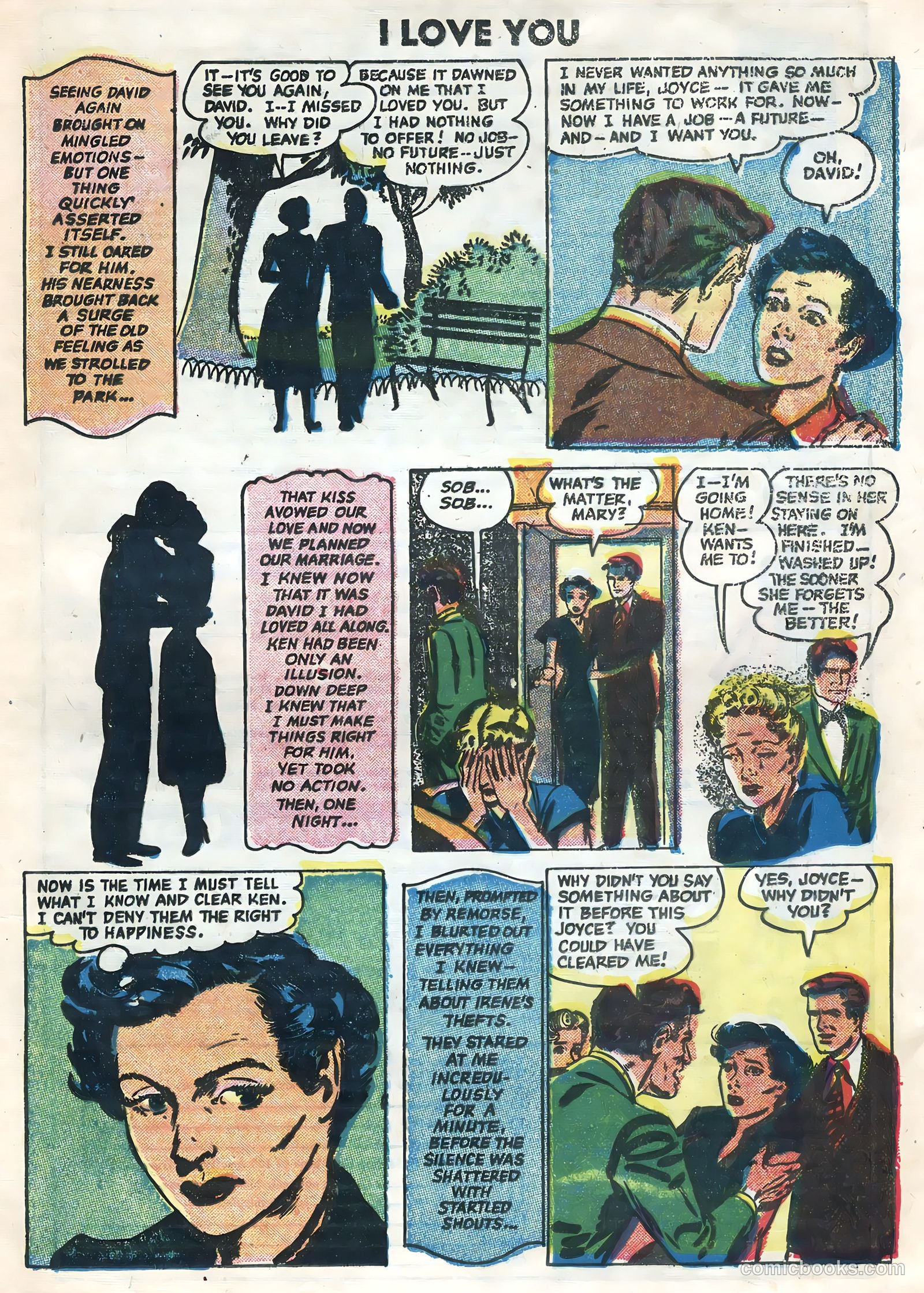 I Love You #8 (1955) — page 21 of 36