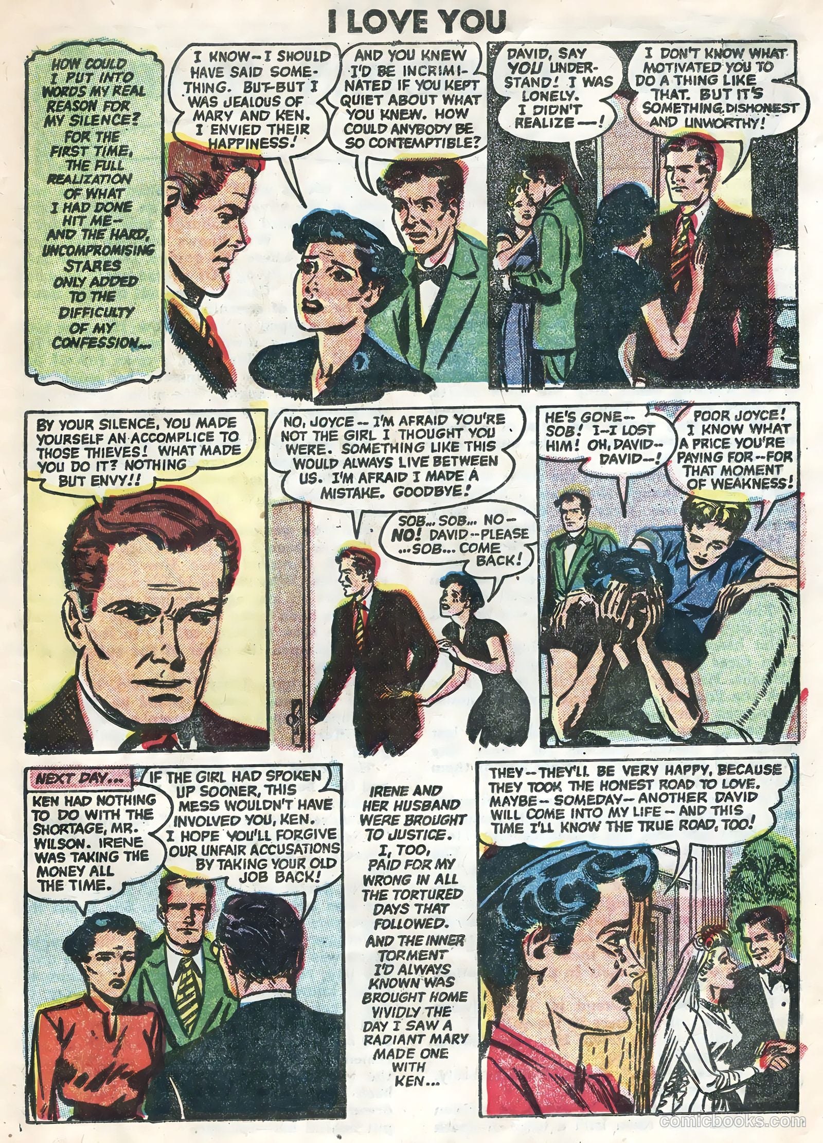 I Love You #8 (1955) — page 23 of 36