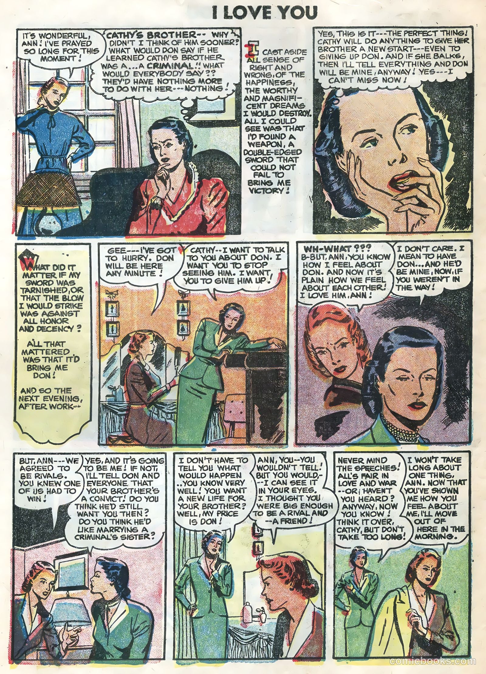 I Love You #8 (1955) — page 30 of 36