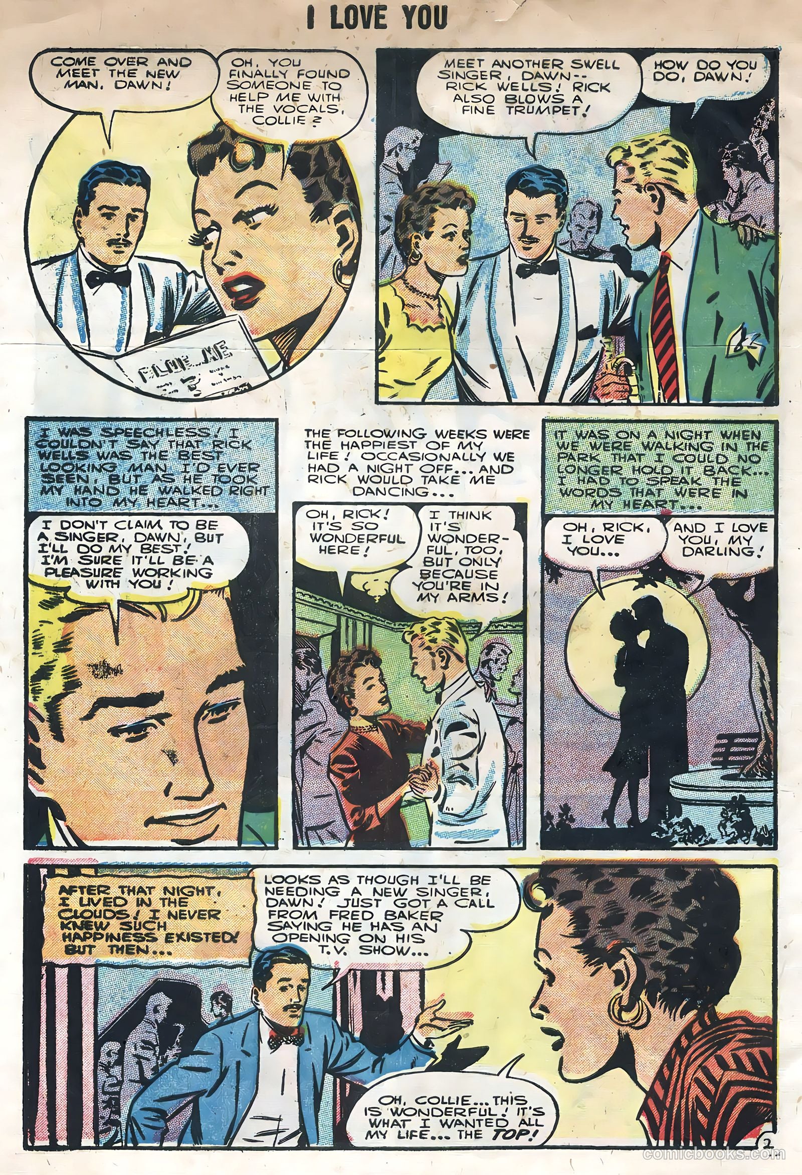 I Love You #9 (1956) — page 4 of 36