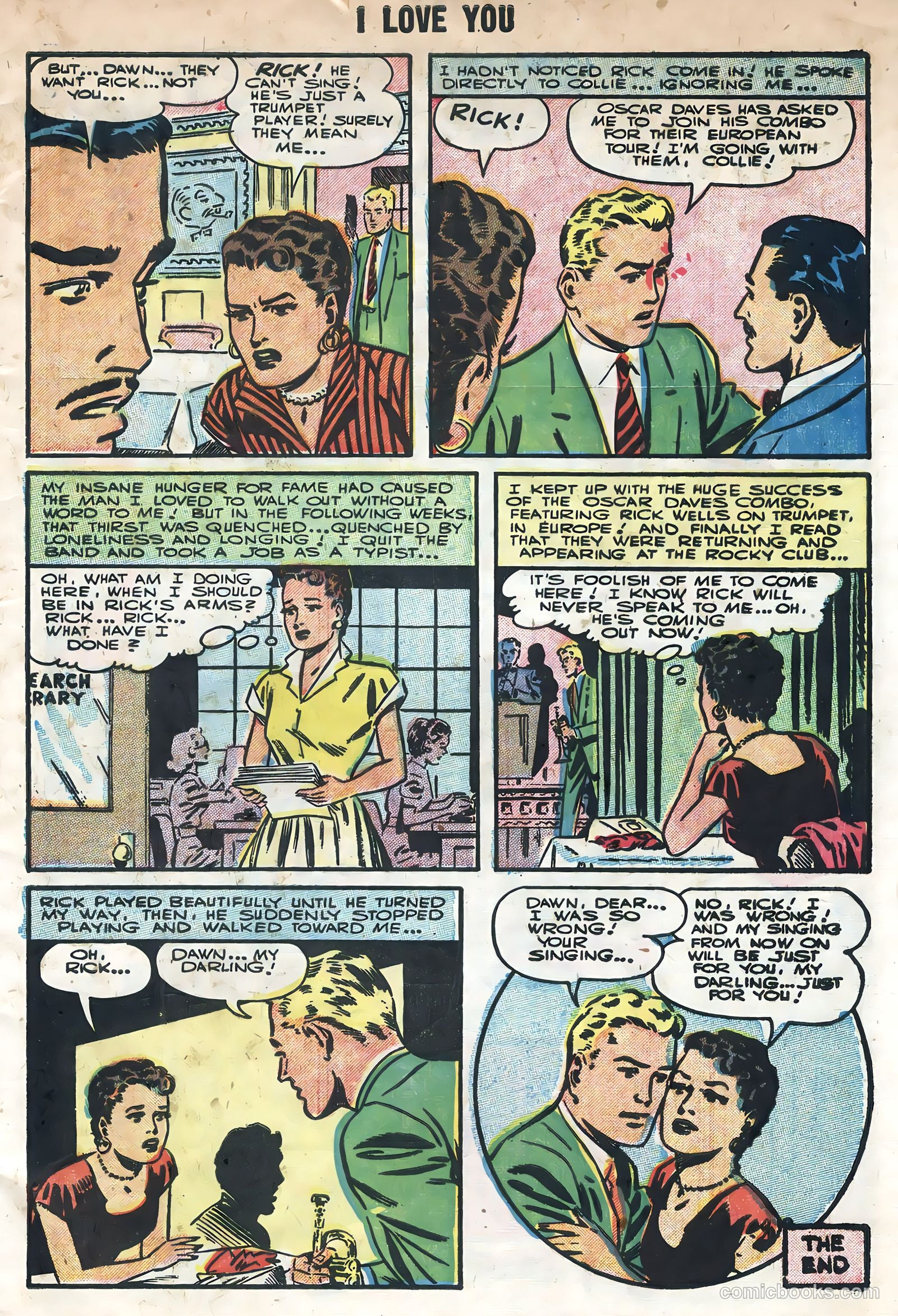 I Love You #9 (1956) — page 5 of 36