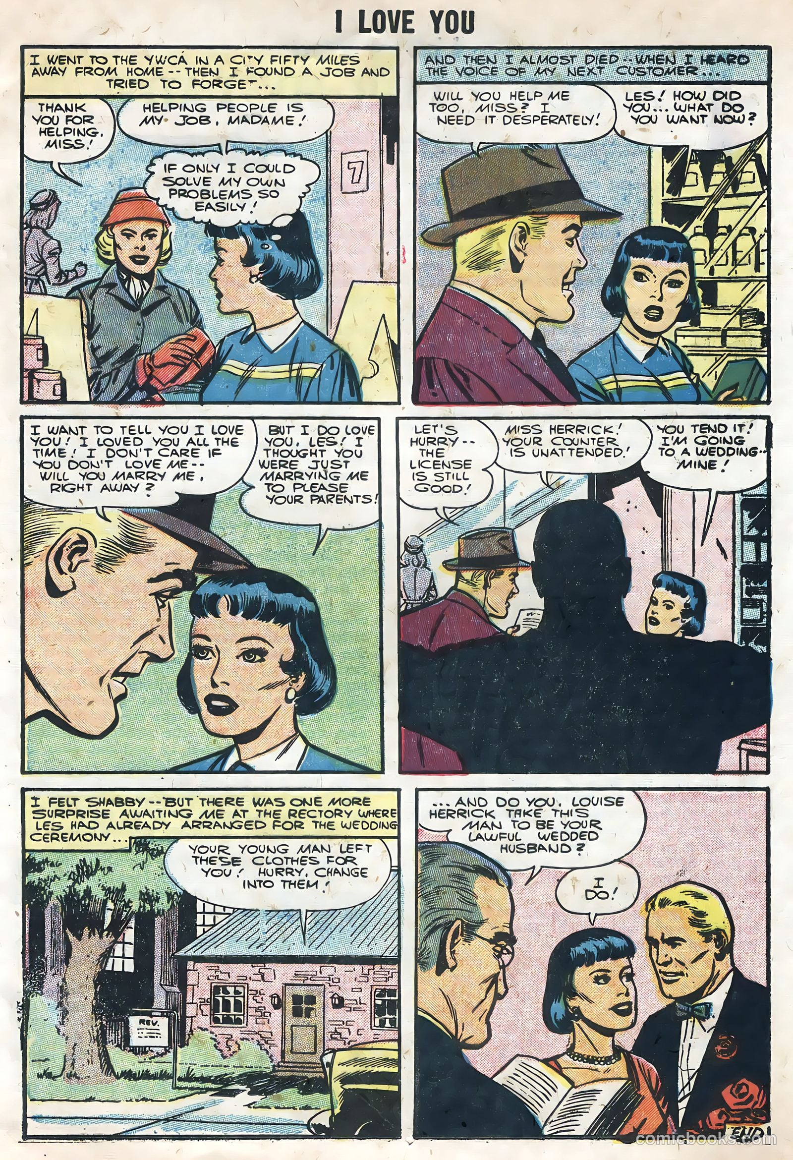 I Love You #9 (1956) — page 17 of 36