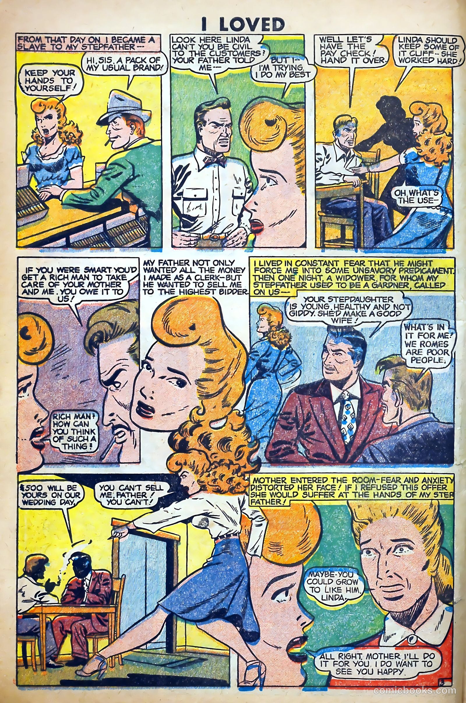 I Loved Real Confession Stories #28 (1949) — page 4 of 36