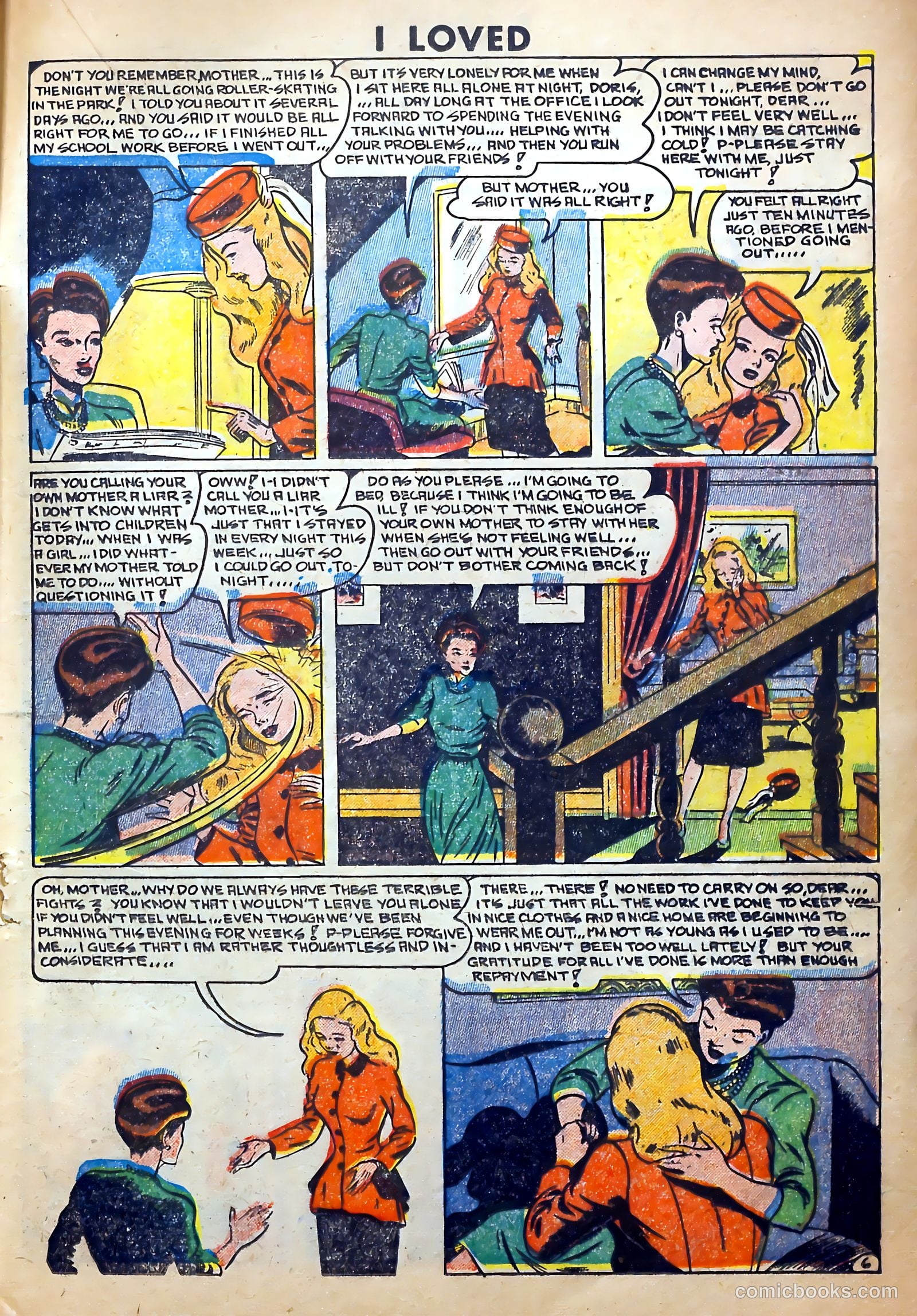I Loved Real Confession Stories #28 (1949) — page 17 of 36