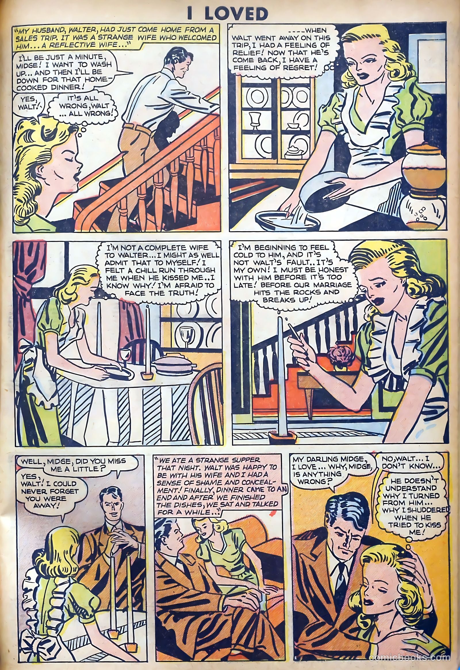 I Loved Real Confession Stories #32 (1950) — page 2 of 31