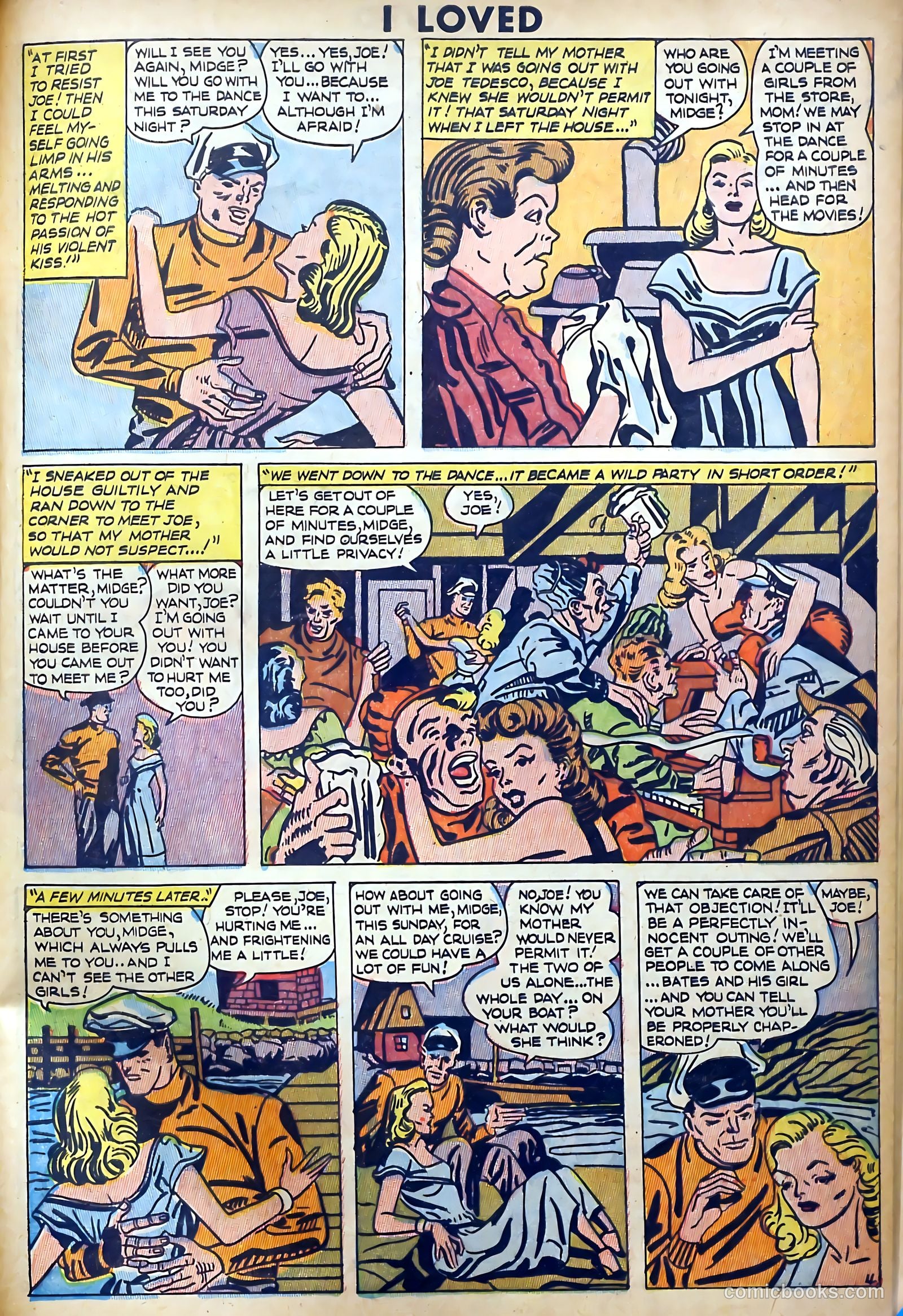 I Loved Real Confession Stories #32 (1950) — page 4 of 31