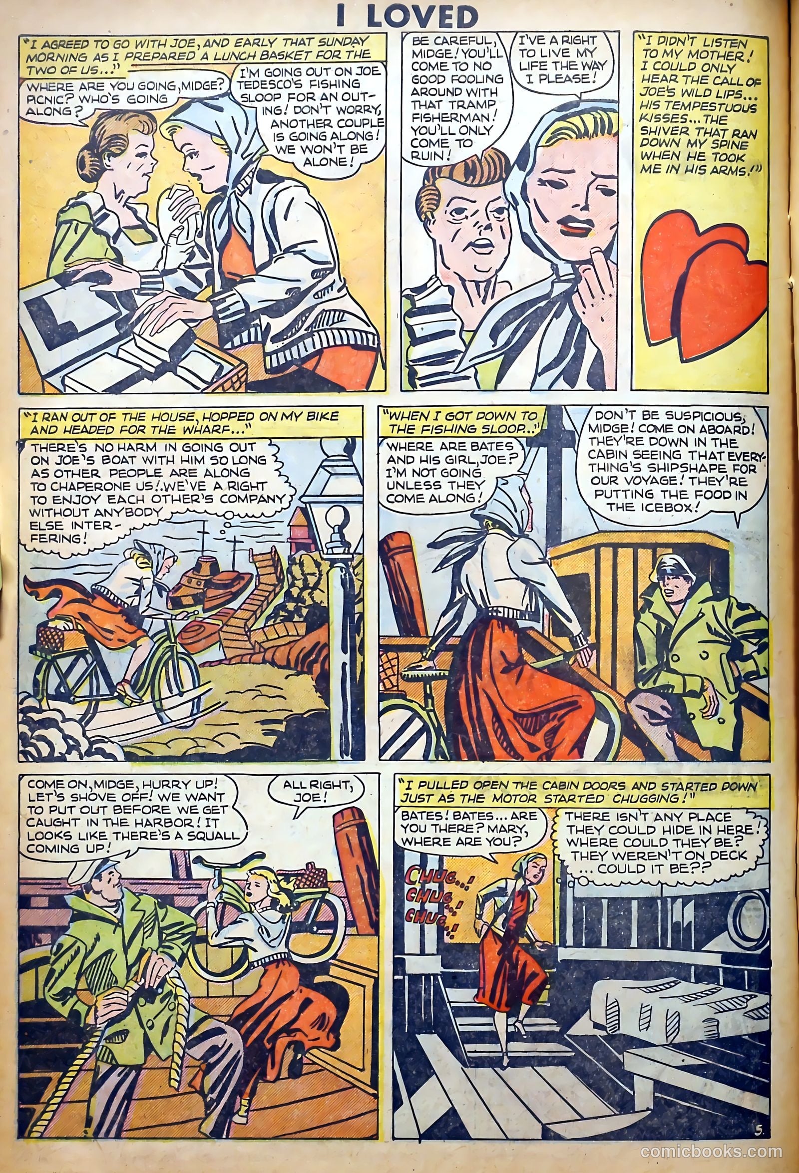 I Loved Real Confession Stories #32 (1950) — page 5 of 31