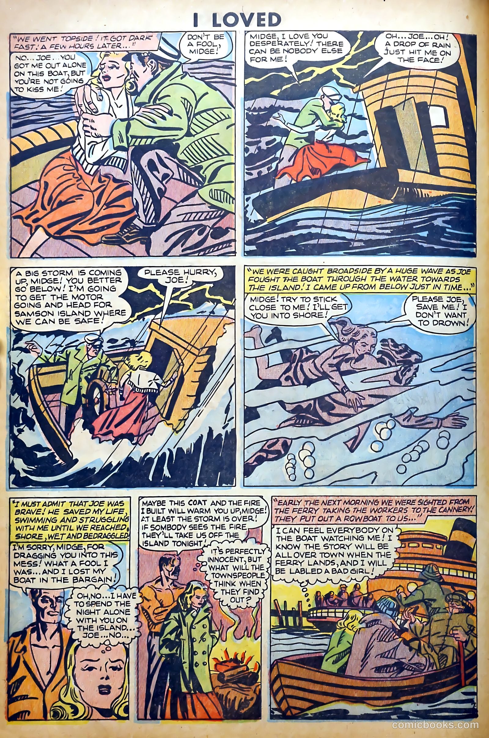 I Loved Real Confession Stories #32 (1950) — page 7 of 31