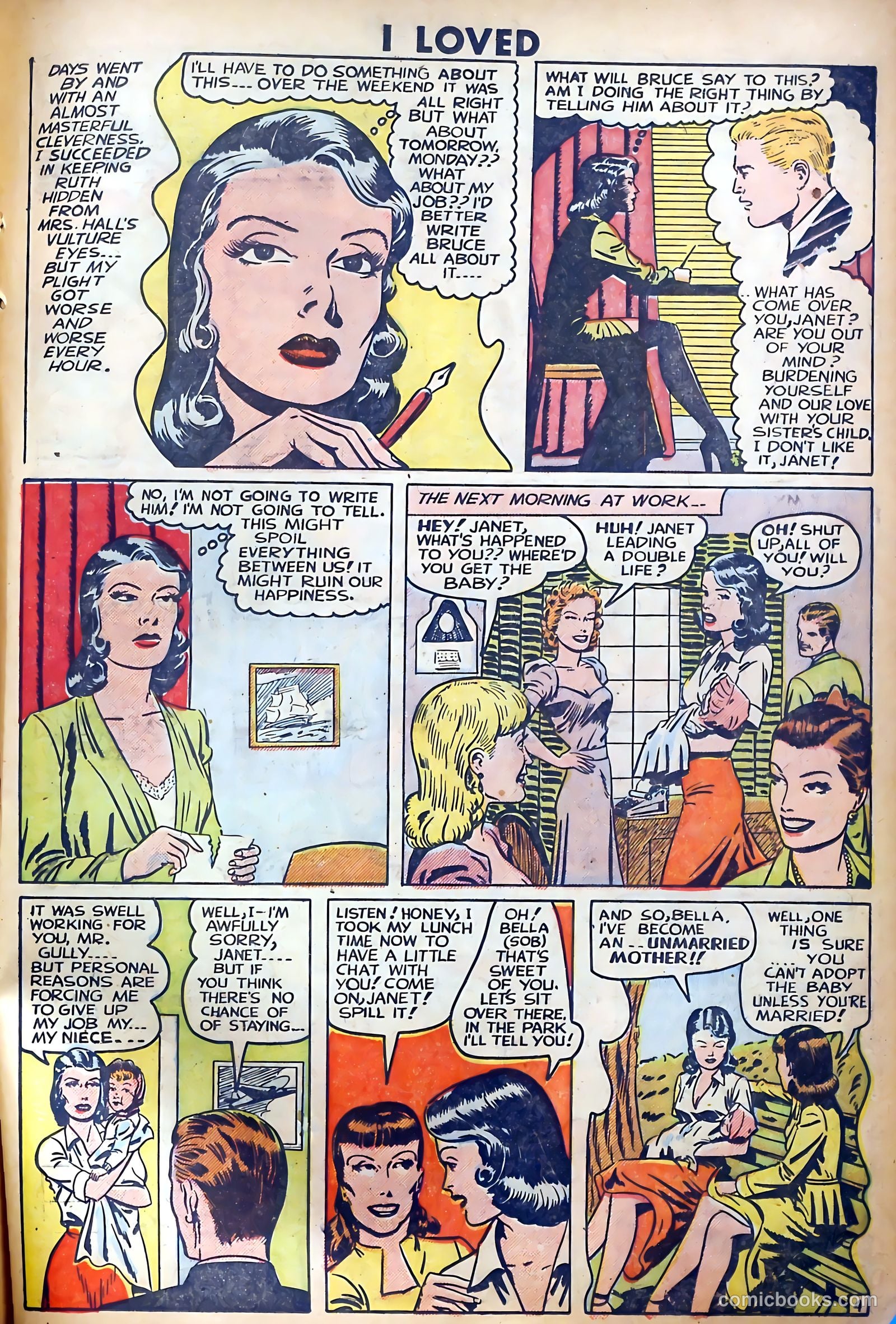 I Loved Real Confession Stories #32 (1950) — page 14 of 31