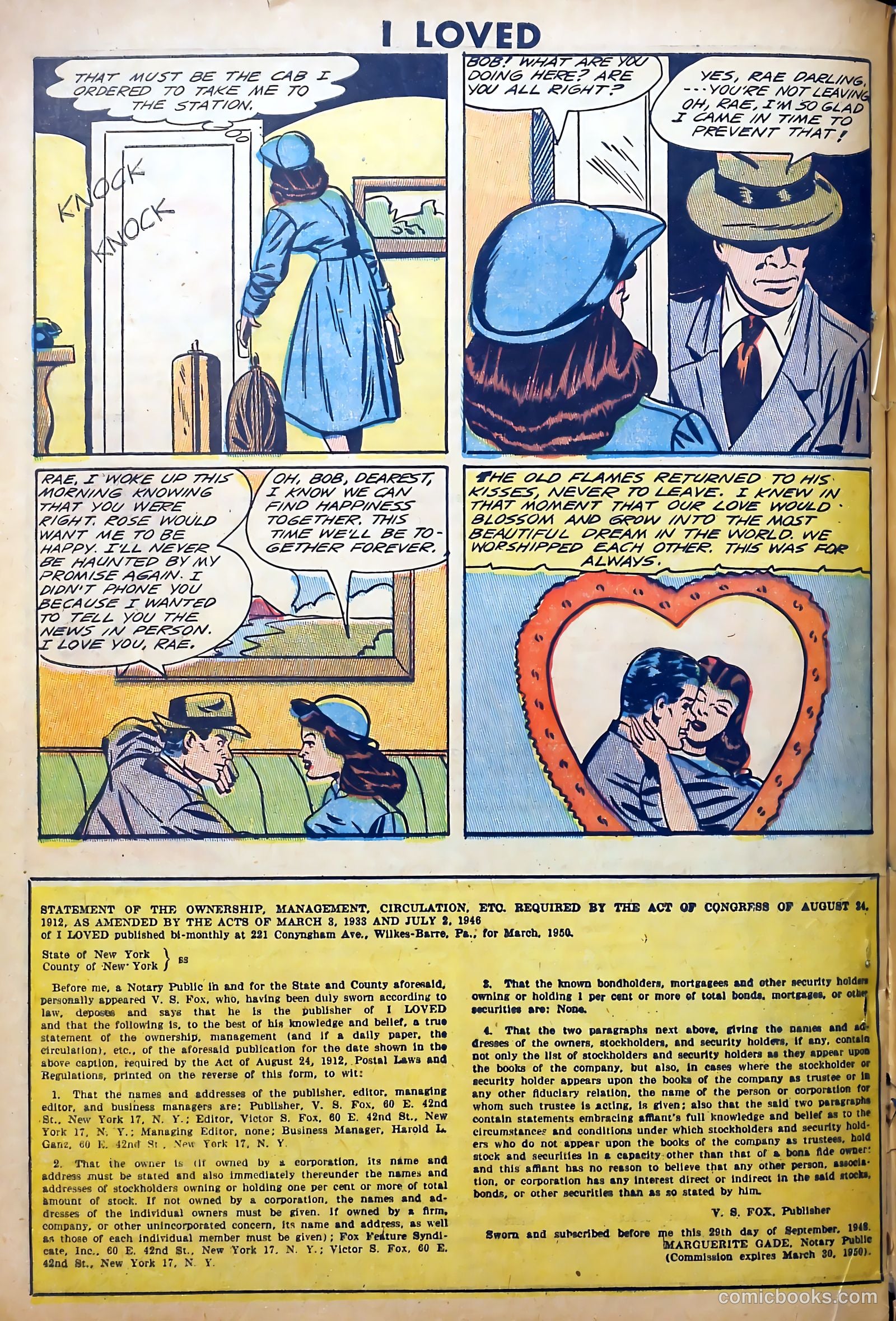 I Loved Real Confession Stories #32 (1950) — page 29 of 31